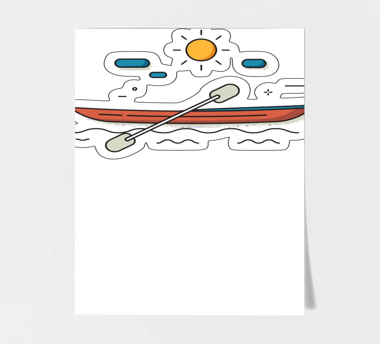 wave sticker sheet by khoailang