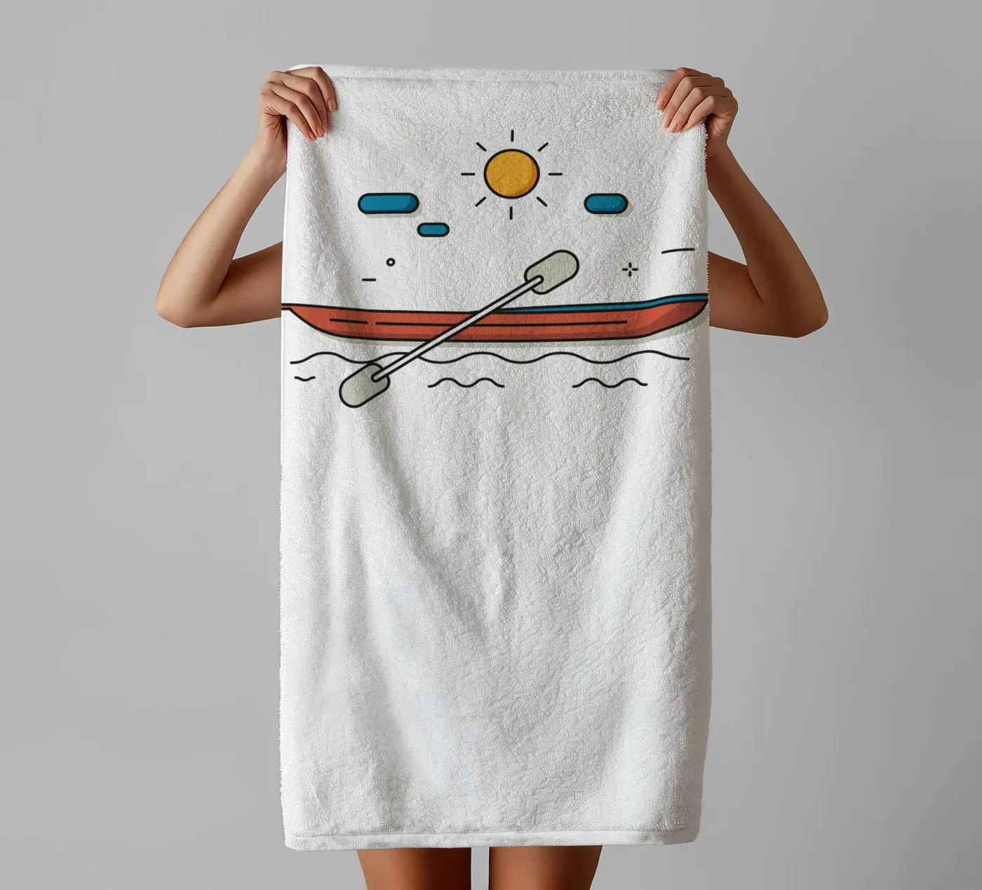 wave towel by khoailang