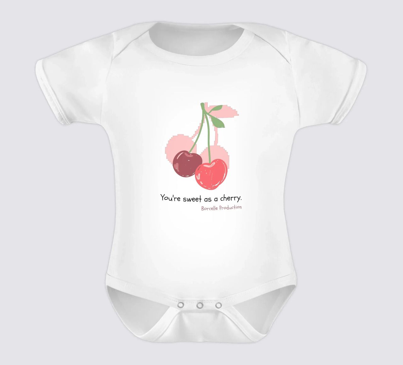 Tu es aussi douce qu'une cerise body bébé de khoailang