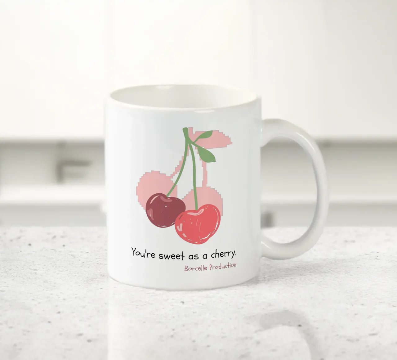 sei dolce come una ciliegia tazza in ceramica da khoailang