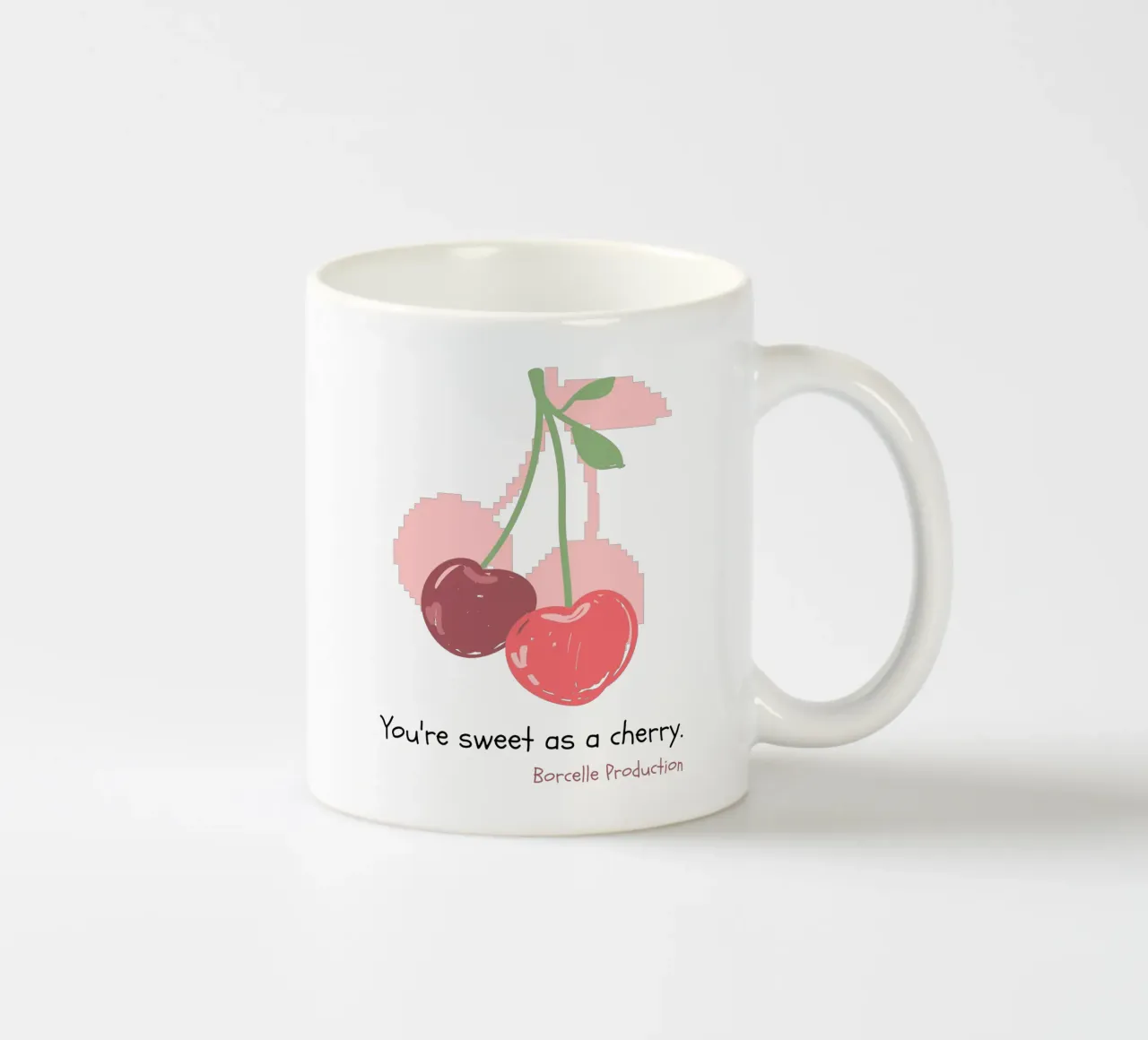 sei dolce come una ciliegia tazza in ceramica da khoailang