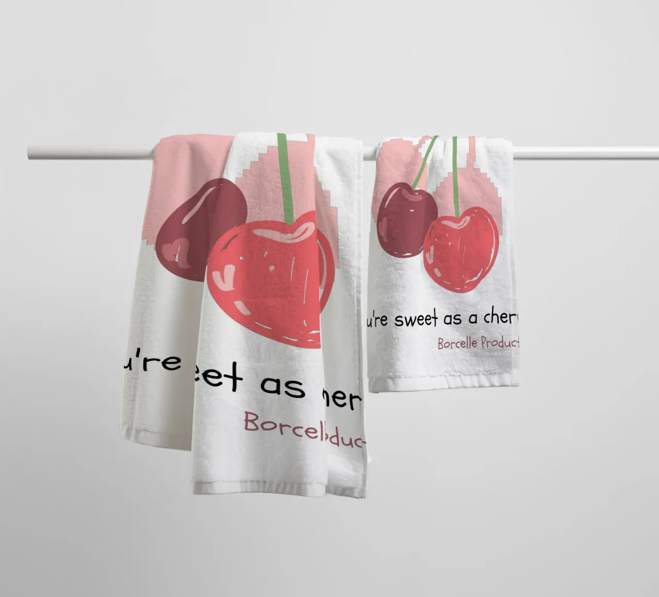 du bist süß wie eine Kirsche Handtuch von khoailang