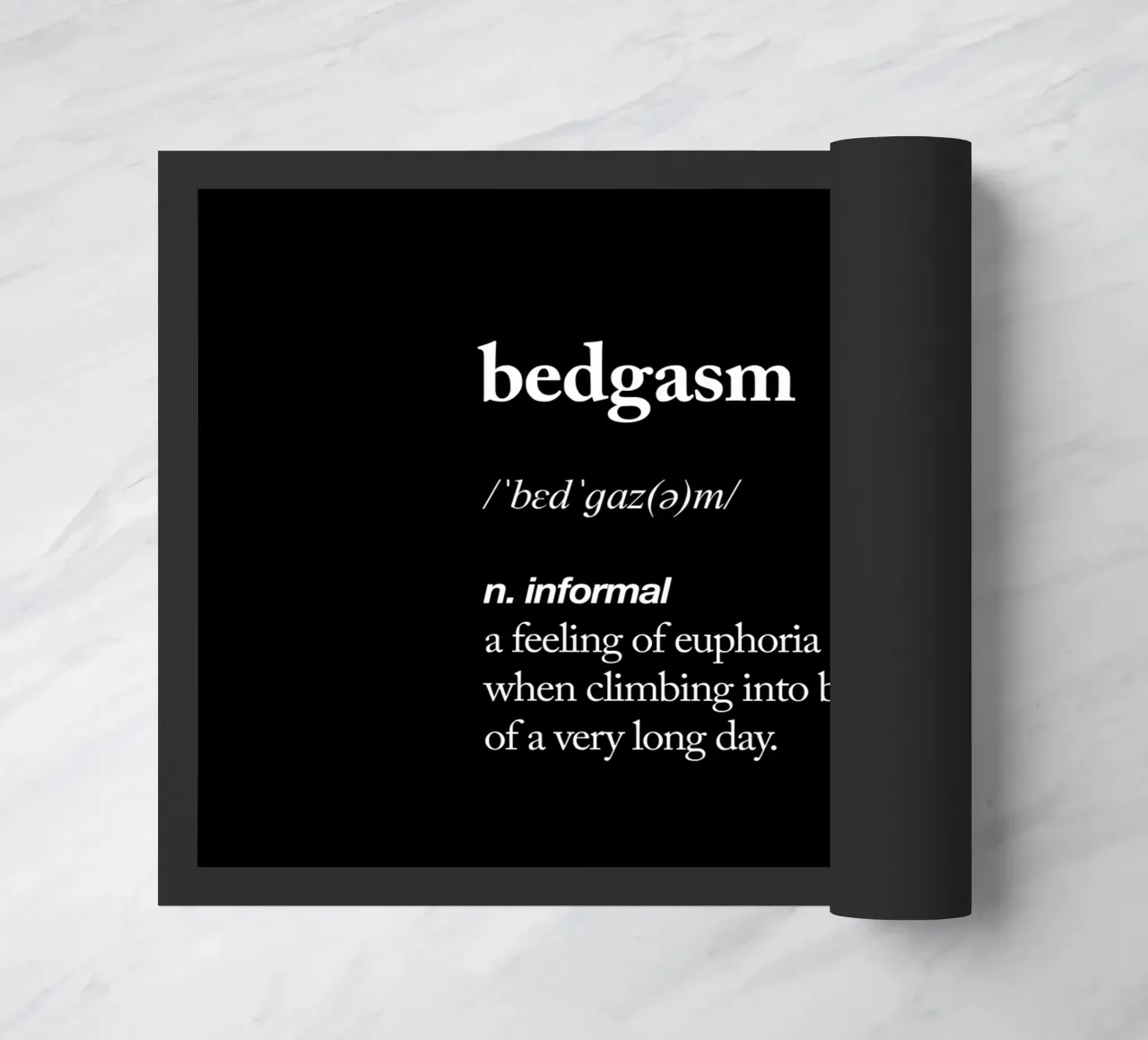 Bedgasm zerbino da THE MOTIVATED TYPE