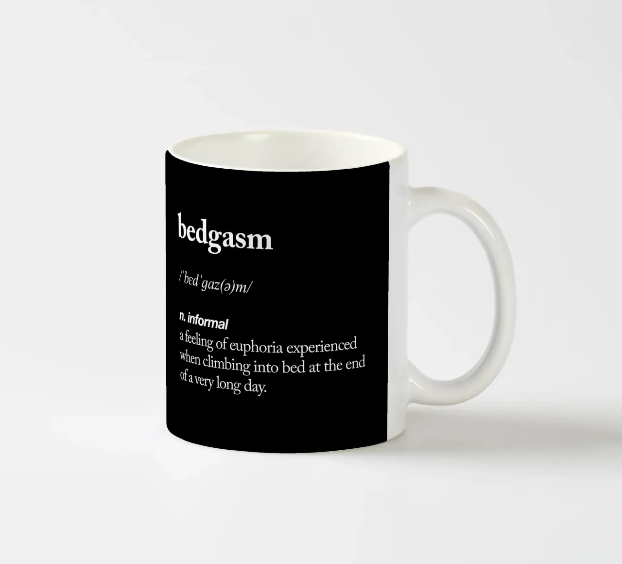 Bedgasm tazza in ceramica da THE MOTIVATED TYPE