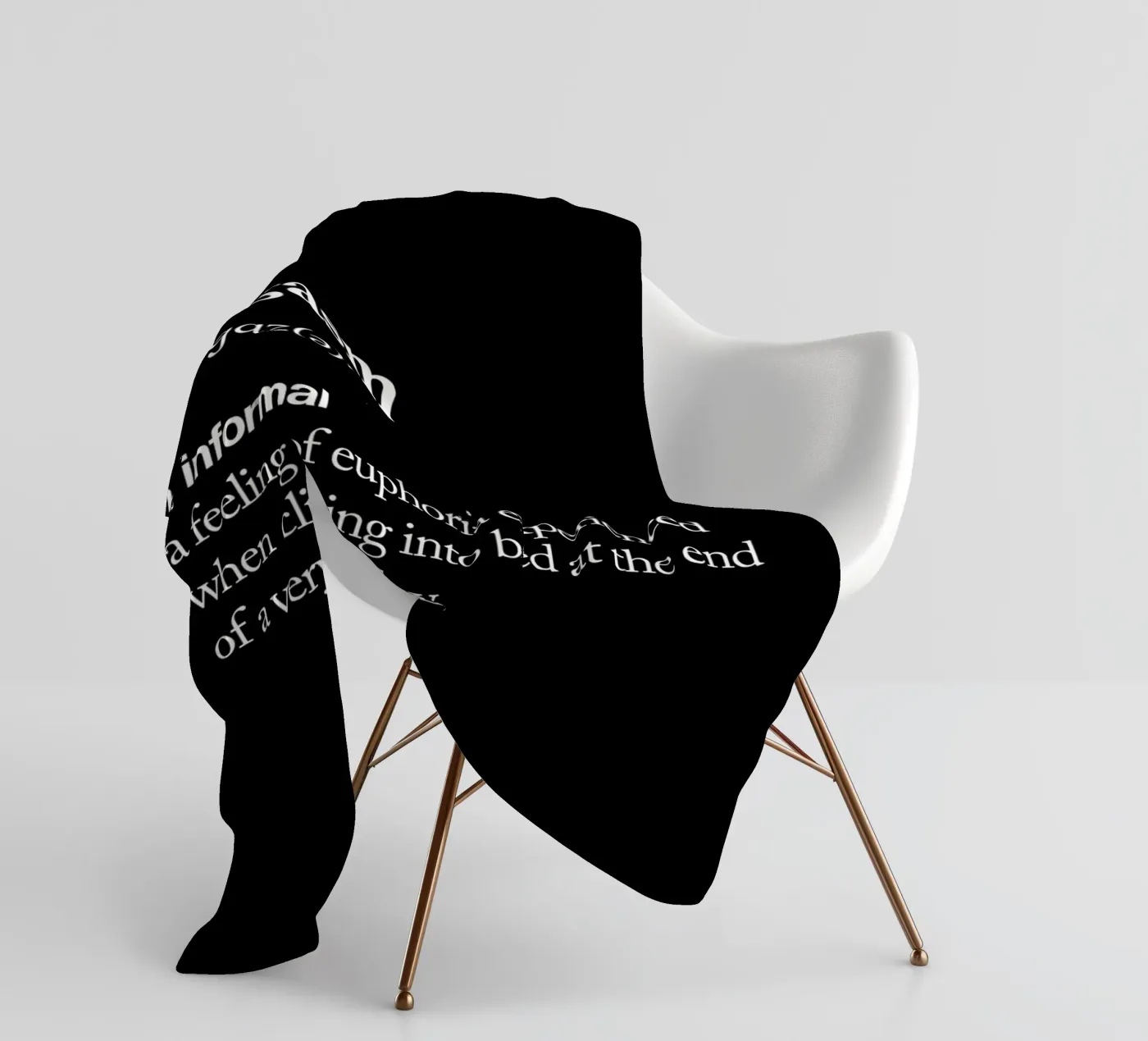 Bedgasm Fleecedecke von THE MOTIVATED TYPE