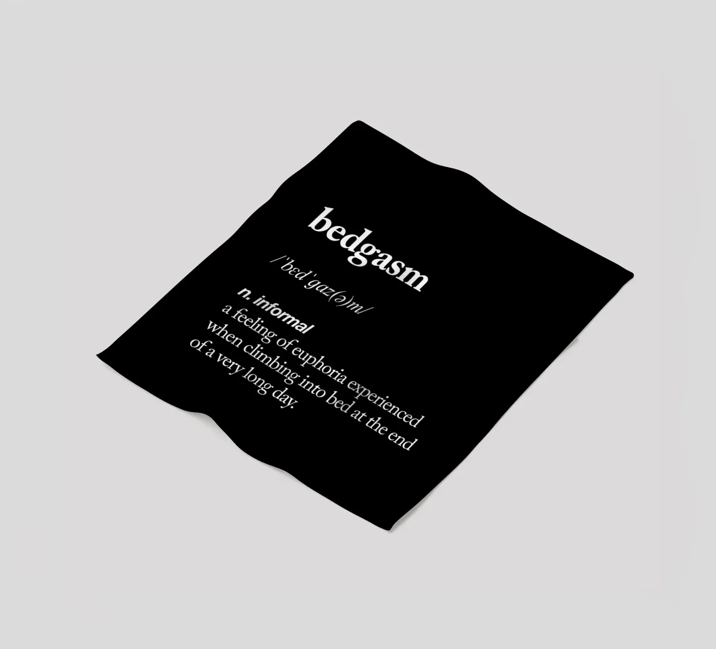 Bedgasm Fleecedecke von THE MOTIVATED TYPE