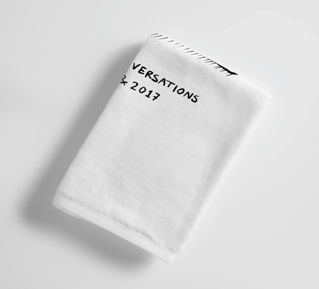 Replaying conversations from 2016&2017 towel by Studio Patruschka