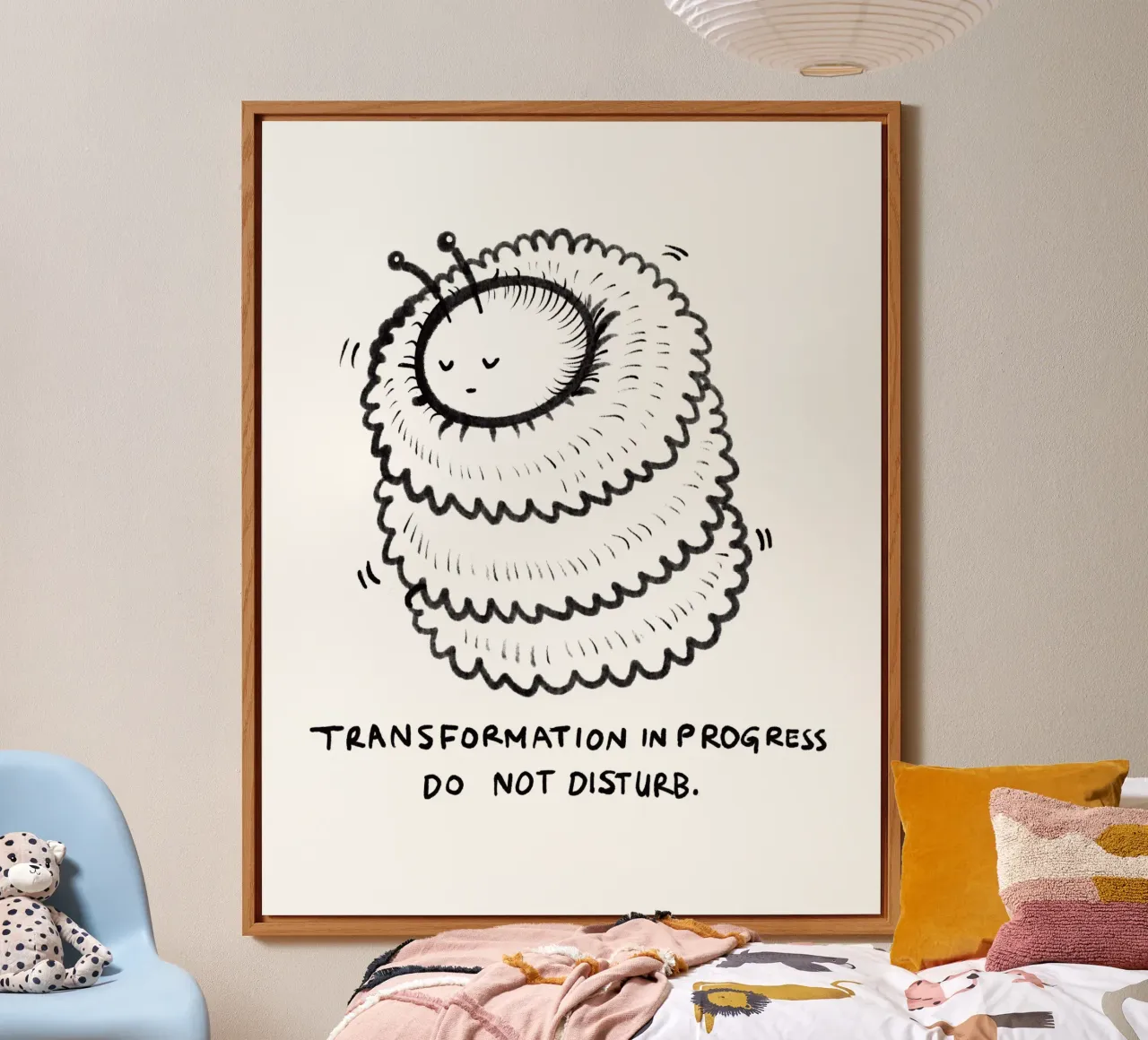 Transformation in progress, do not disturb alu-dibond by Studio Patruschka