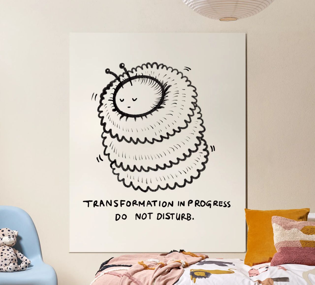 Trasformazione in corso, non disturbare poster da Studio Patruschka