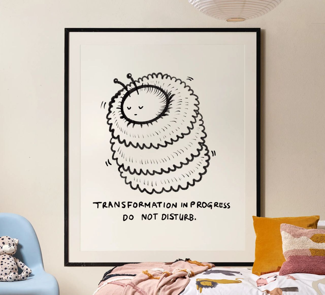 Trasformazione in corso, non disturbare poster da Studio Patruschka