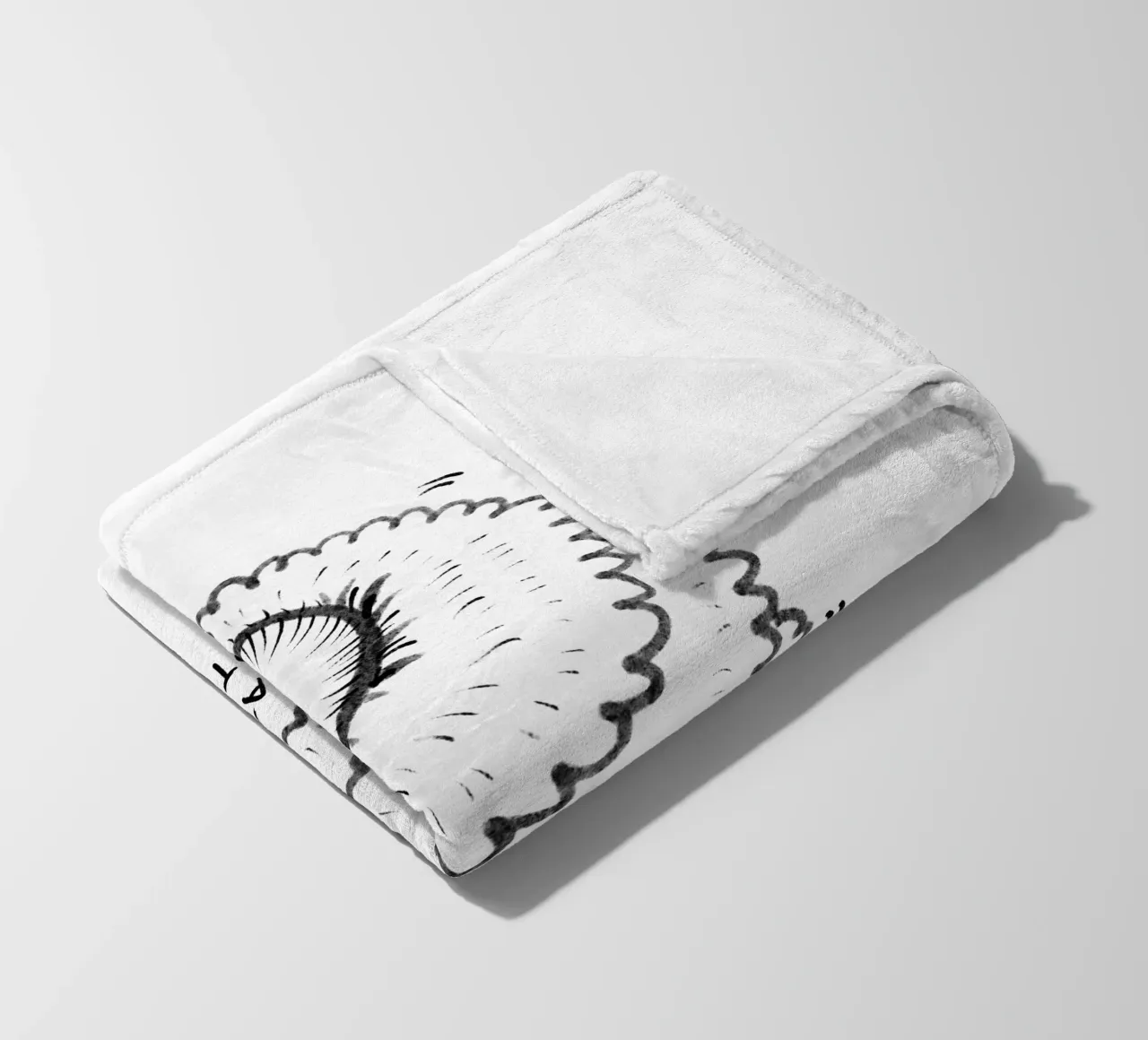 Transformation in progress, do not disturb fleece blanket by Studio Patruschka