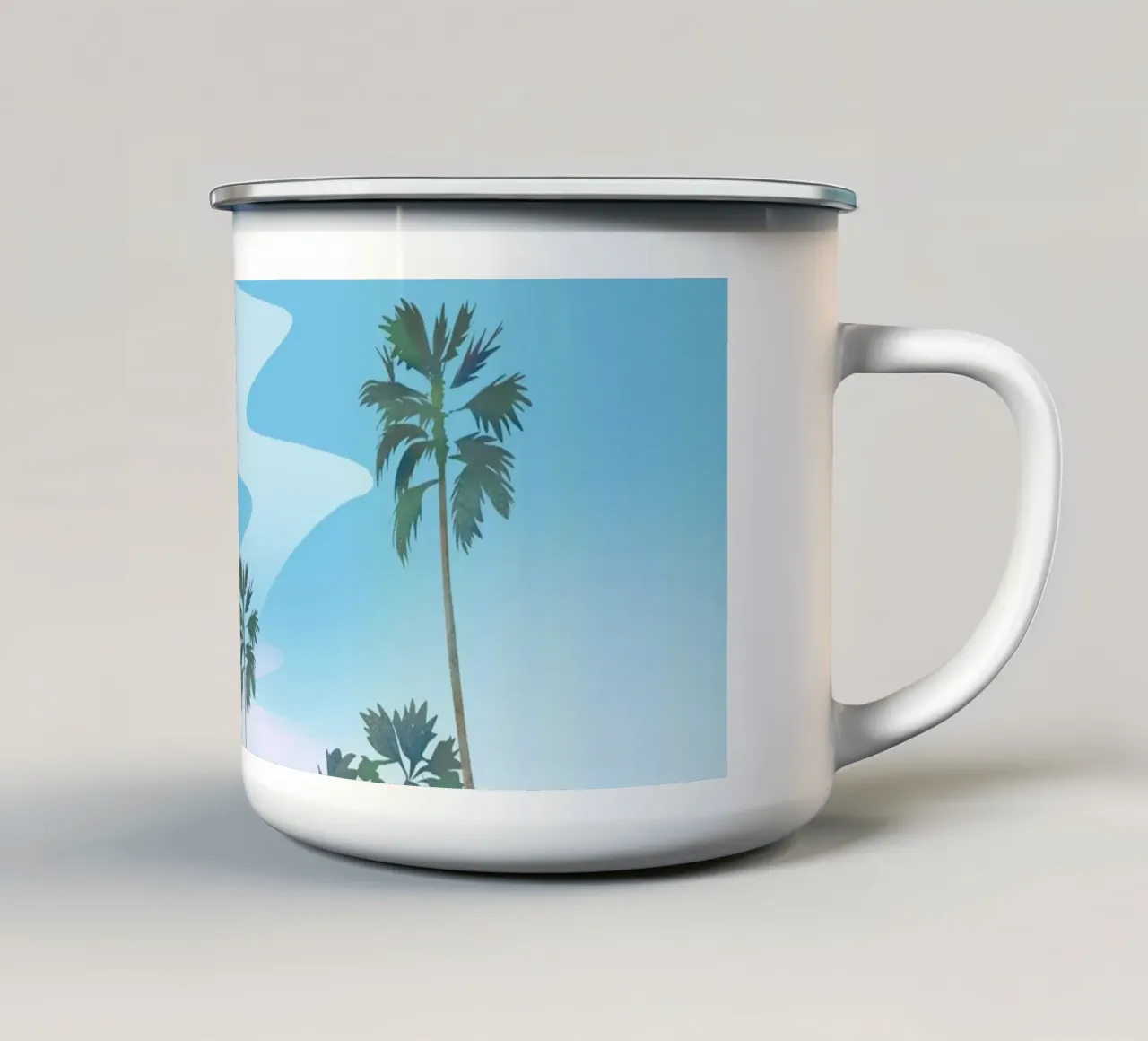Palm Springs tazza in smalto da PetrArts
