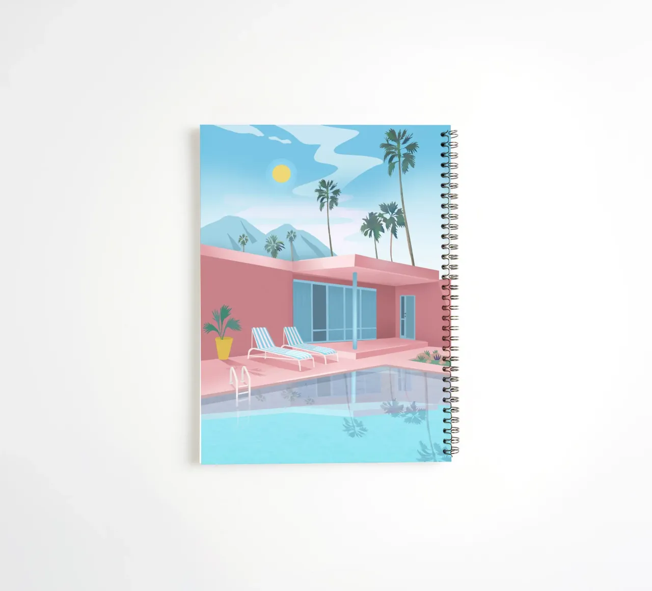 Palm Springs spiral notebook by PetrArts