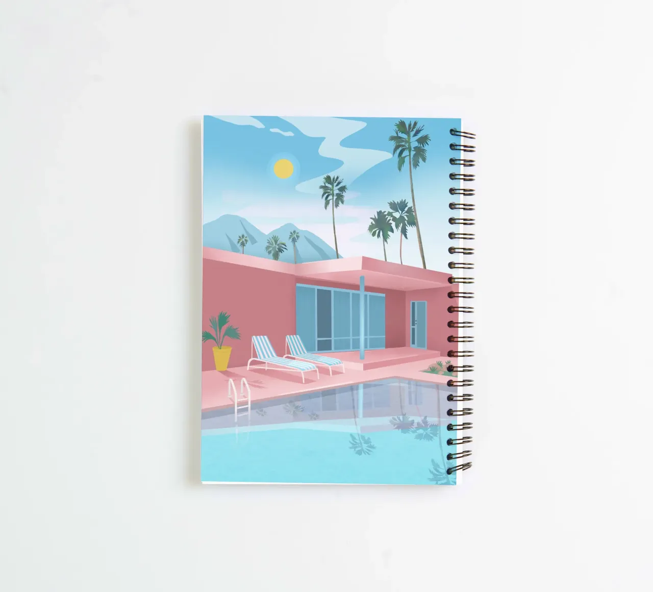 Palm Springs spiral notebook by PetrArts