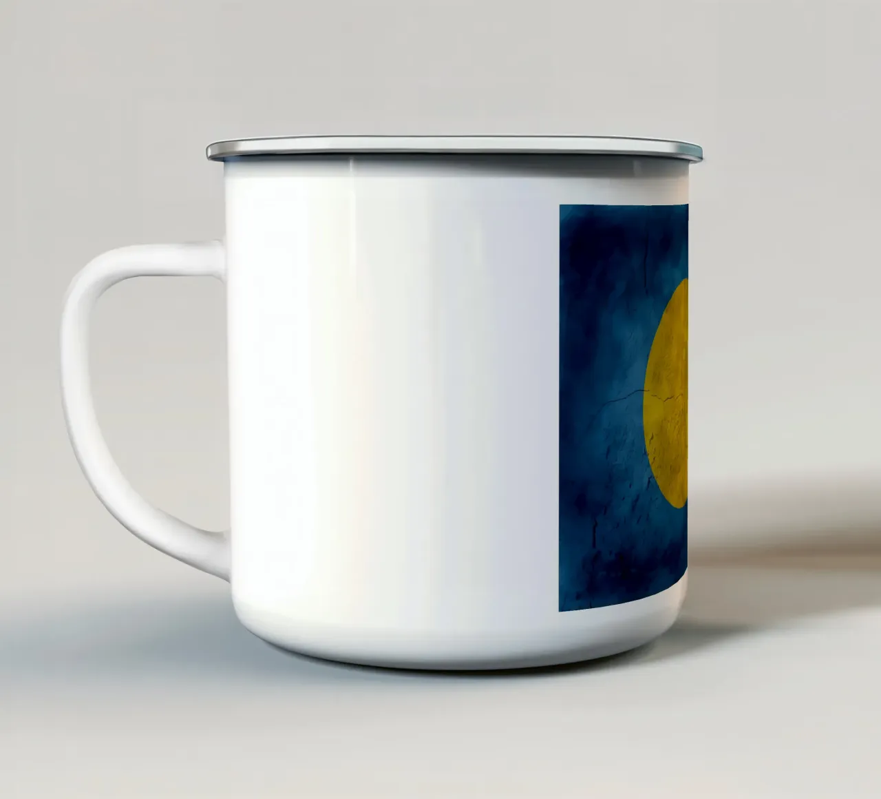 Bandiera d'epoca di Palau tazza in smalto da Joshua A Holmes