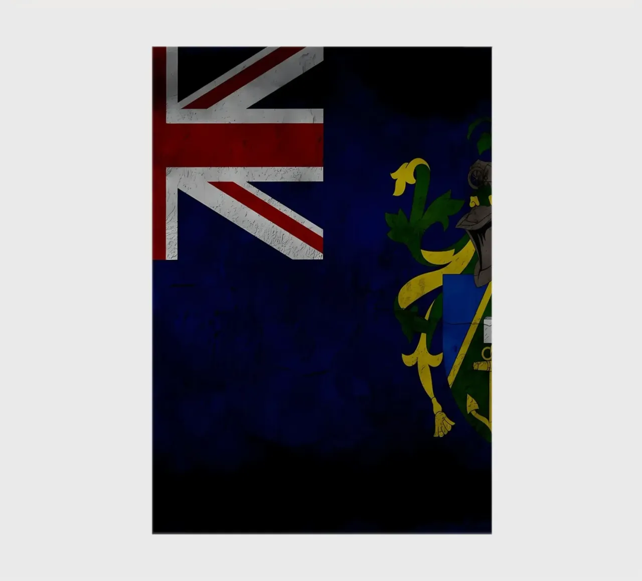 Pitcairn Islands vintage flag notebook by Joshua A Holmes