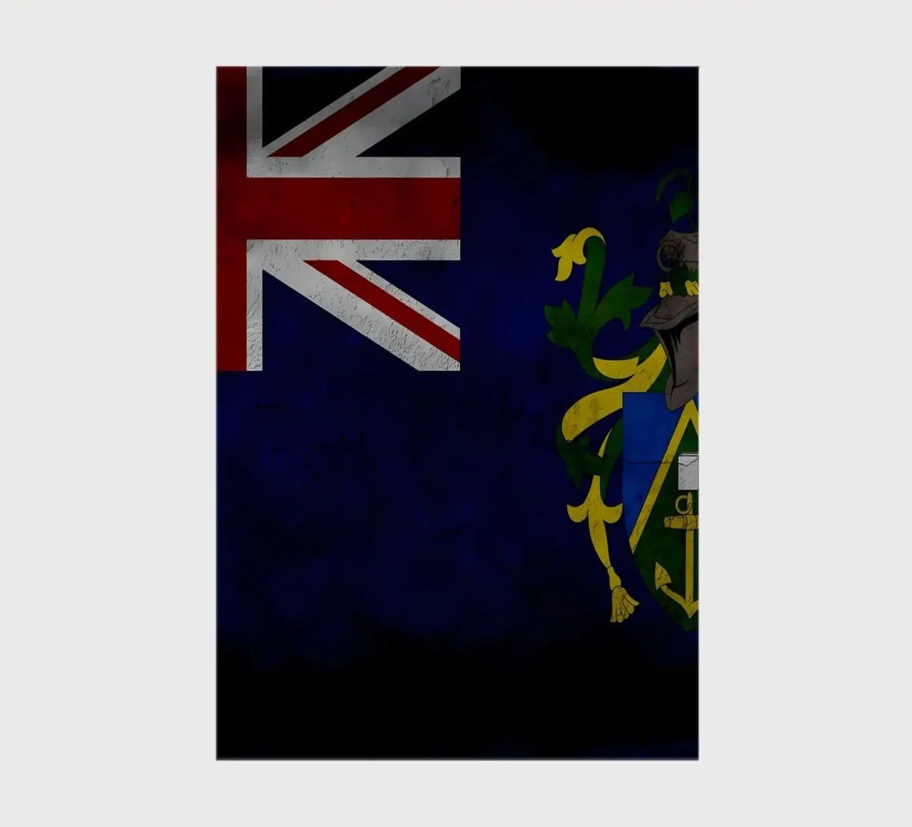 Pitcairn Islands vintage flag notebook by Joshua A Holmes
