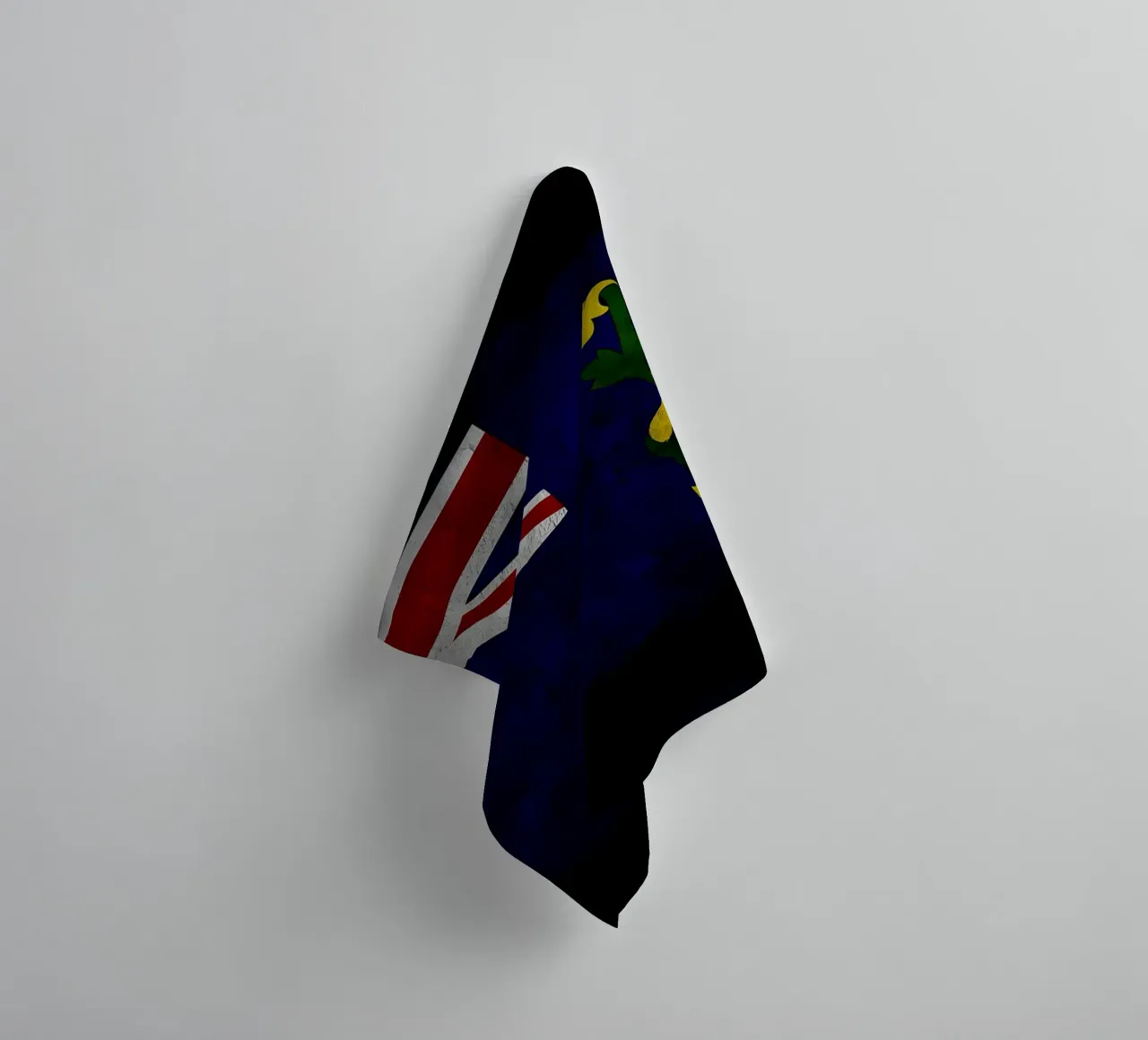 Bandiera d'epoca delle Isole Pitcairn asciugamano da bagno da Joshua A Holmes