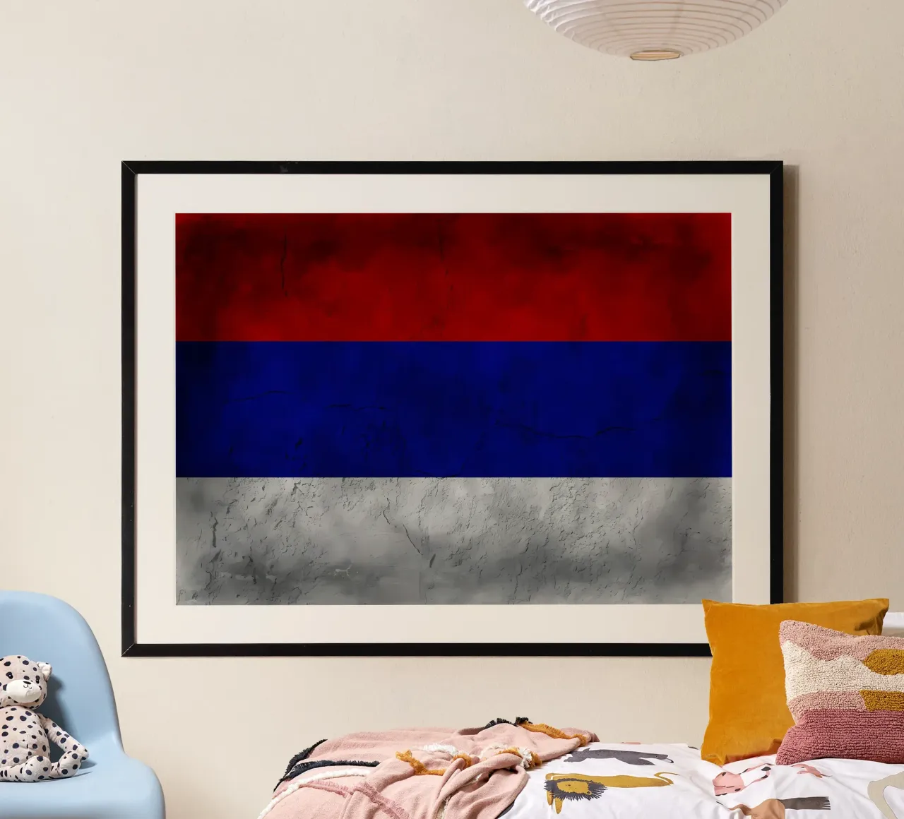 Bandiera d'epoca della Republika Srpska poster da Joshua A Holmes