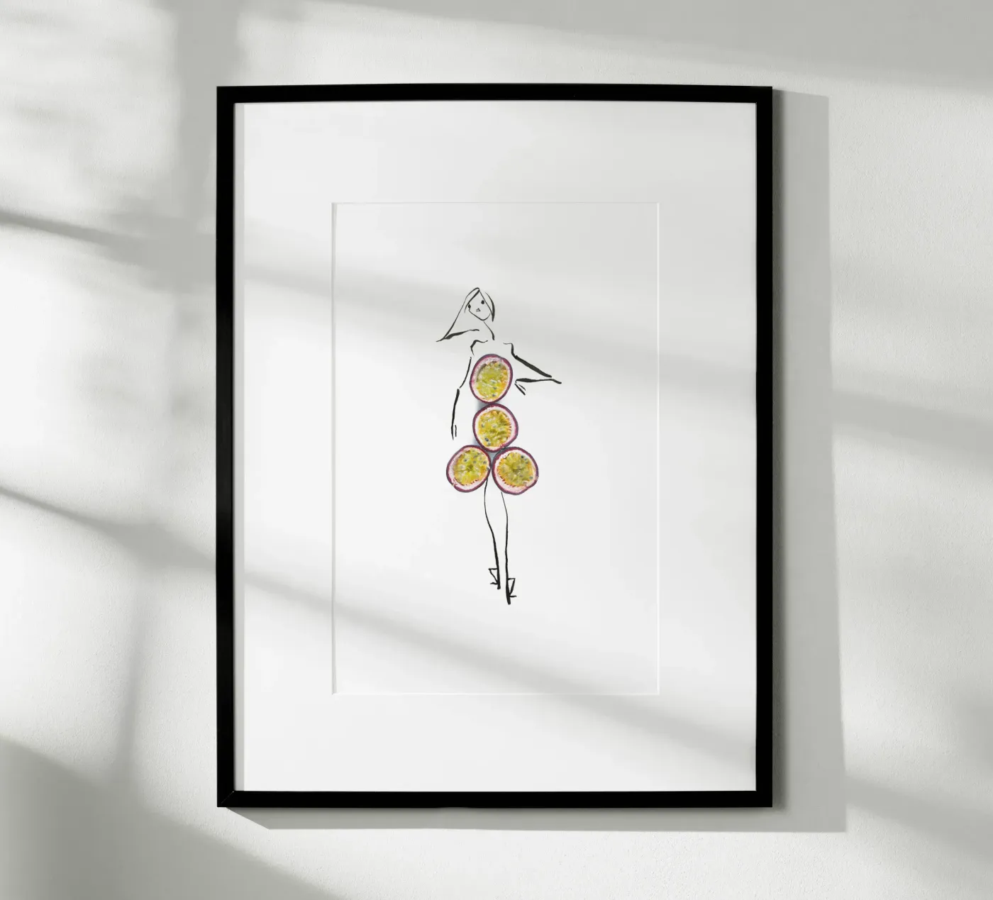 Passionfruit poster van Gretchen Roehrs