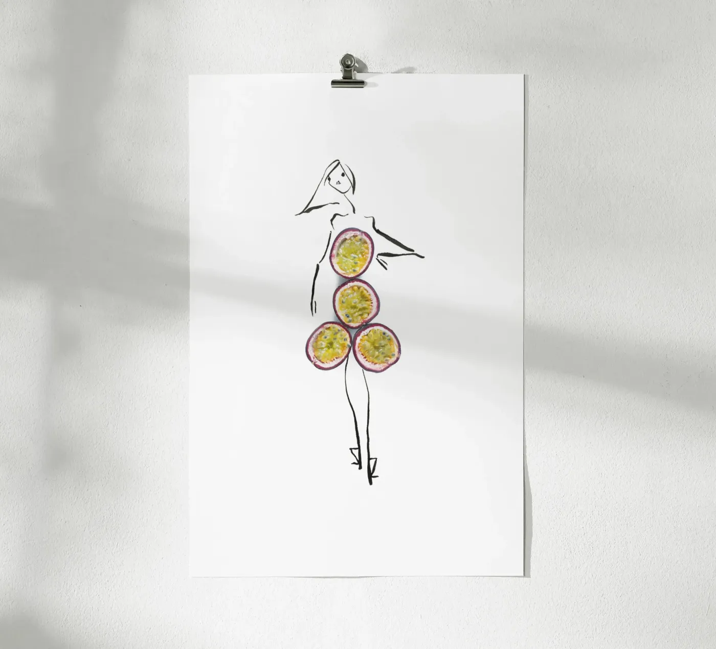 Passionfruit poster van Gretchen Roehrs
