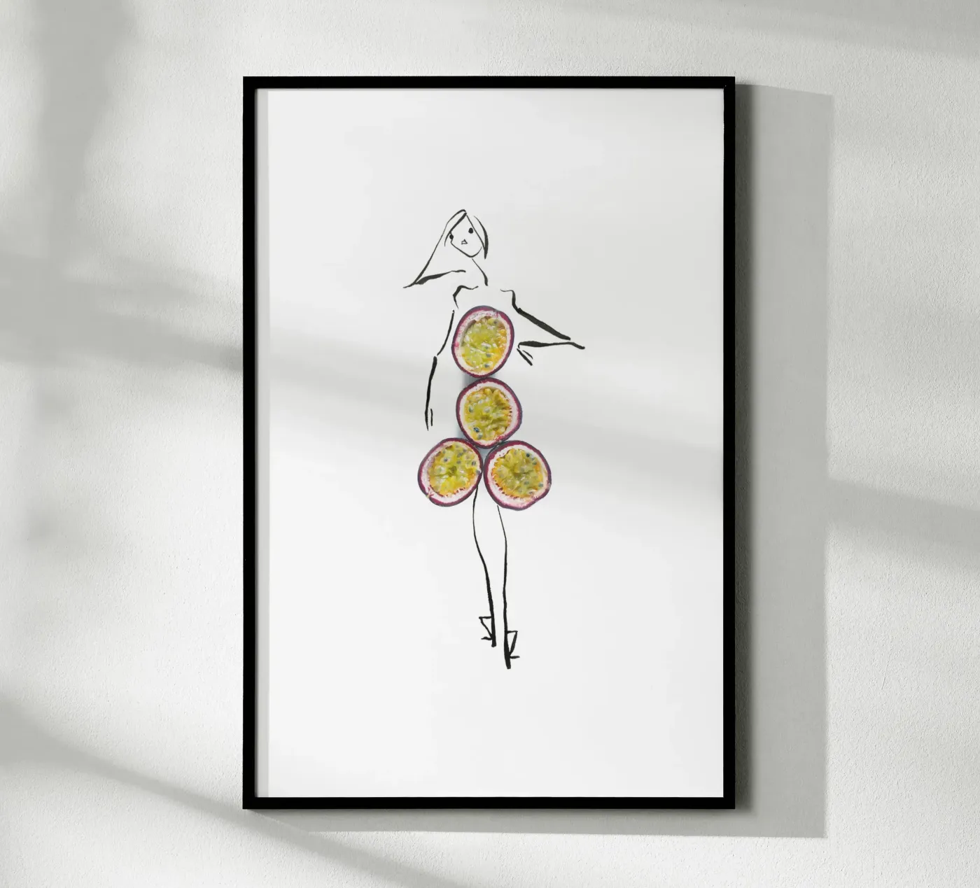 Passionfruit poster van Gretchen Roehrs