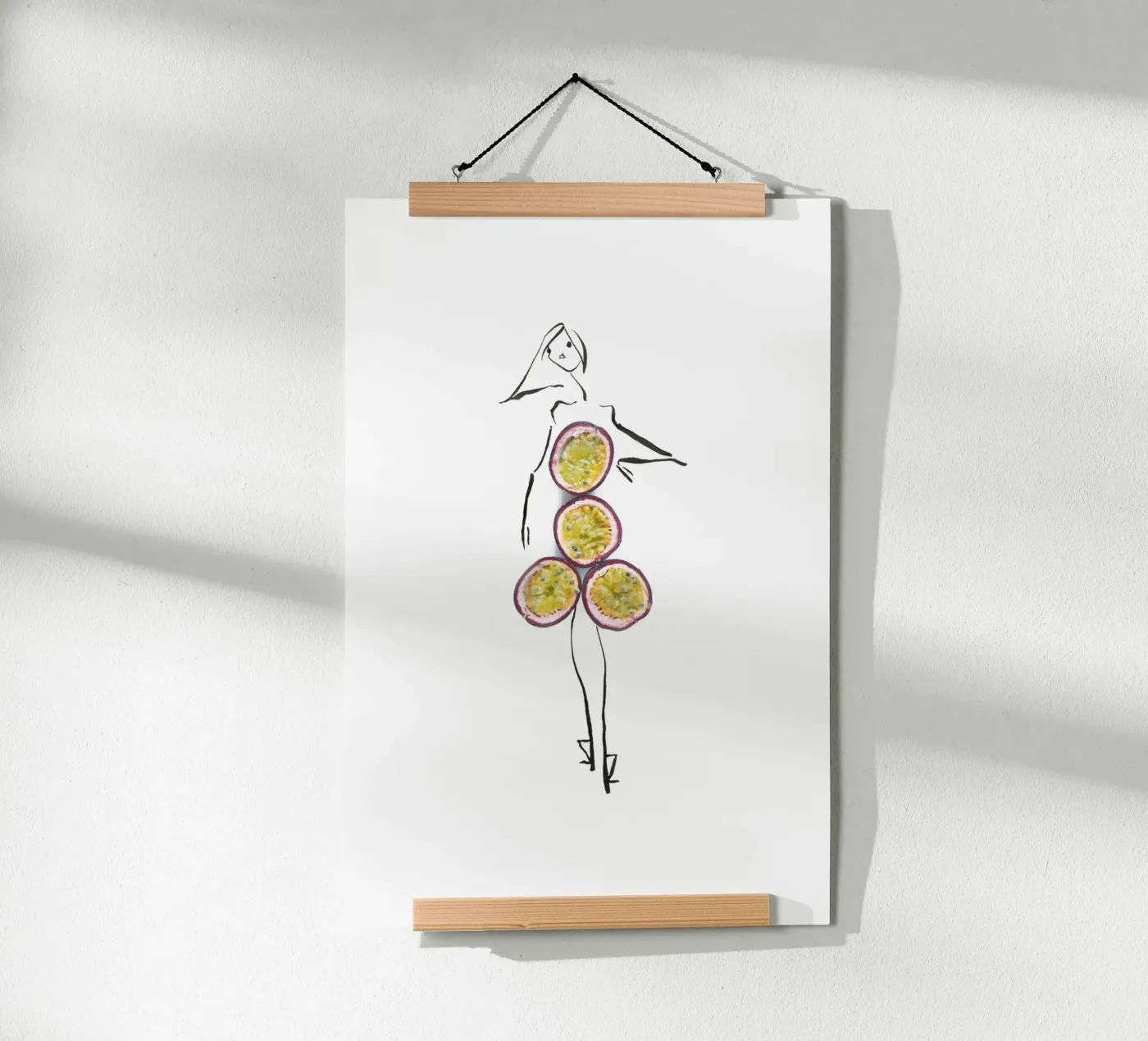 Passionfruit poster van Gretchen Roehrs