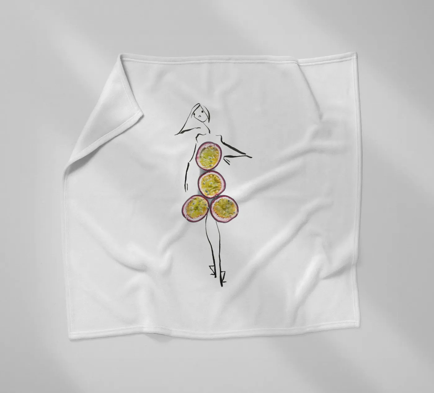 Passionfruit Fleecedecke von Gretchen Roehrs