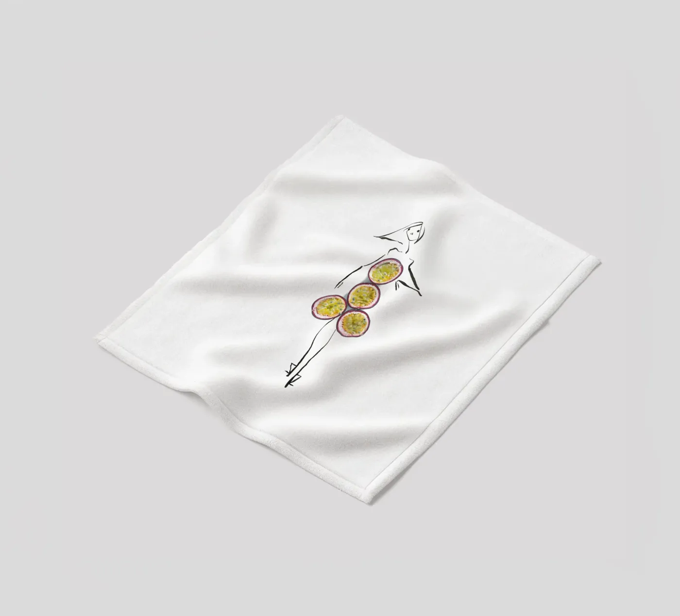Passionfruit Fleecedecke von Gretchen Roehrs