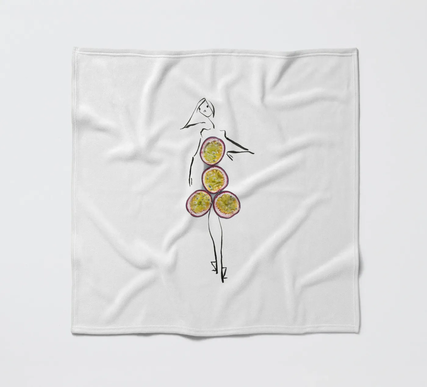 Passionfruit Fleecedecke von Gretchen Roehrs