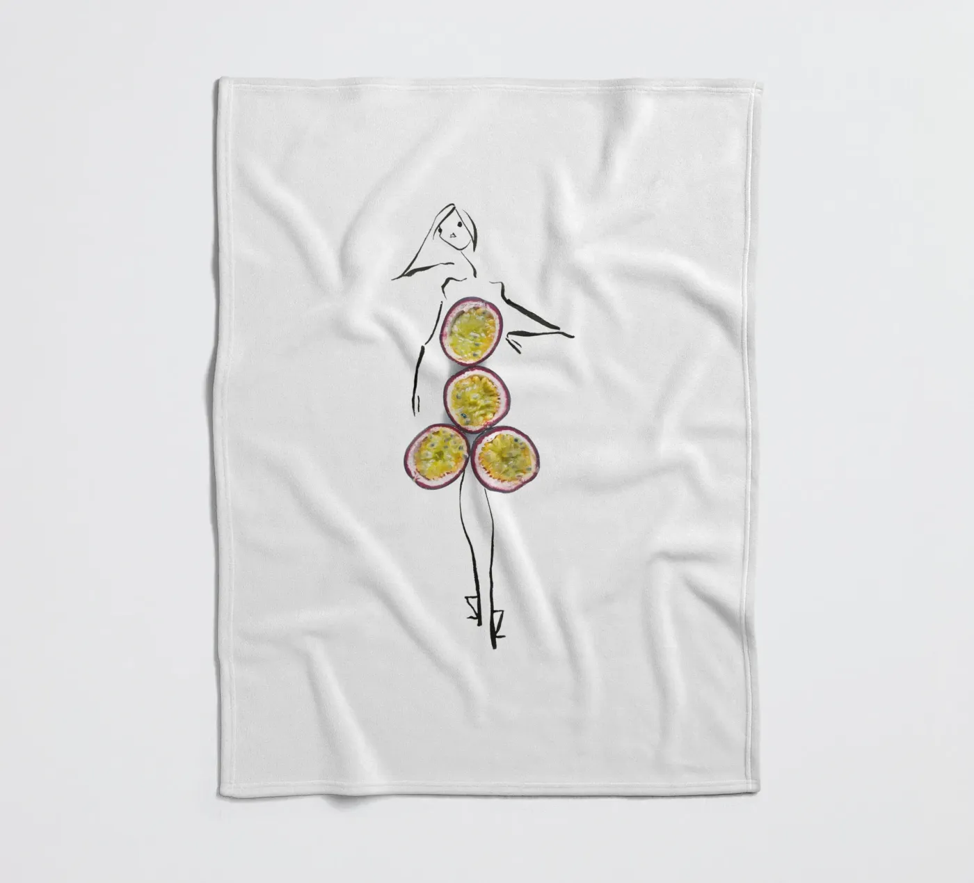 Passionfruit Fleecedecke von Gretchen Roehrs