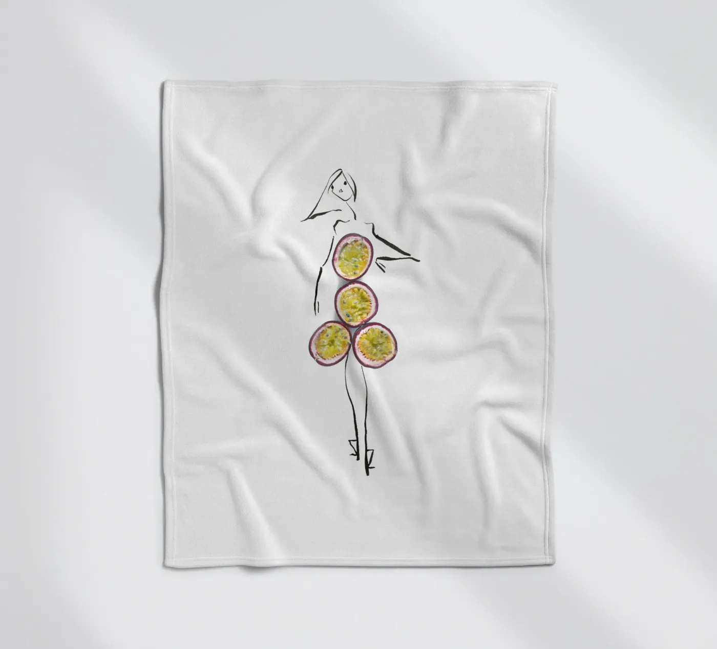 Passionfruit Fleecedecke von Gretchen Roehrs
