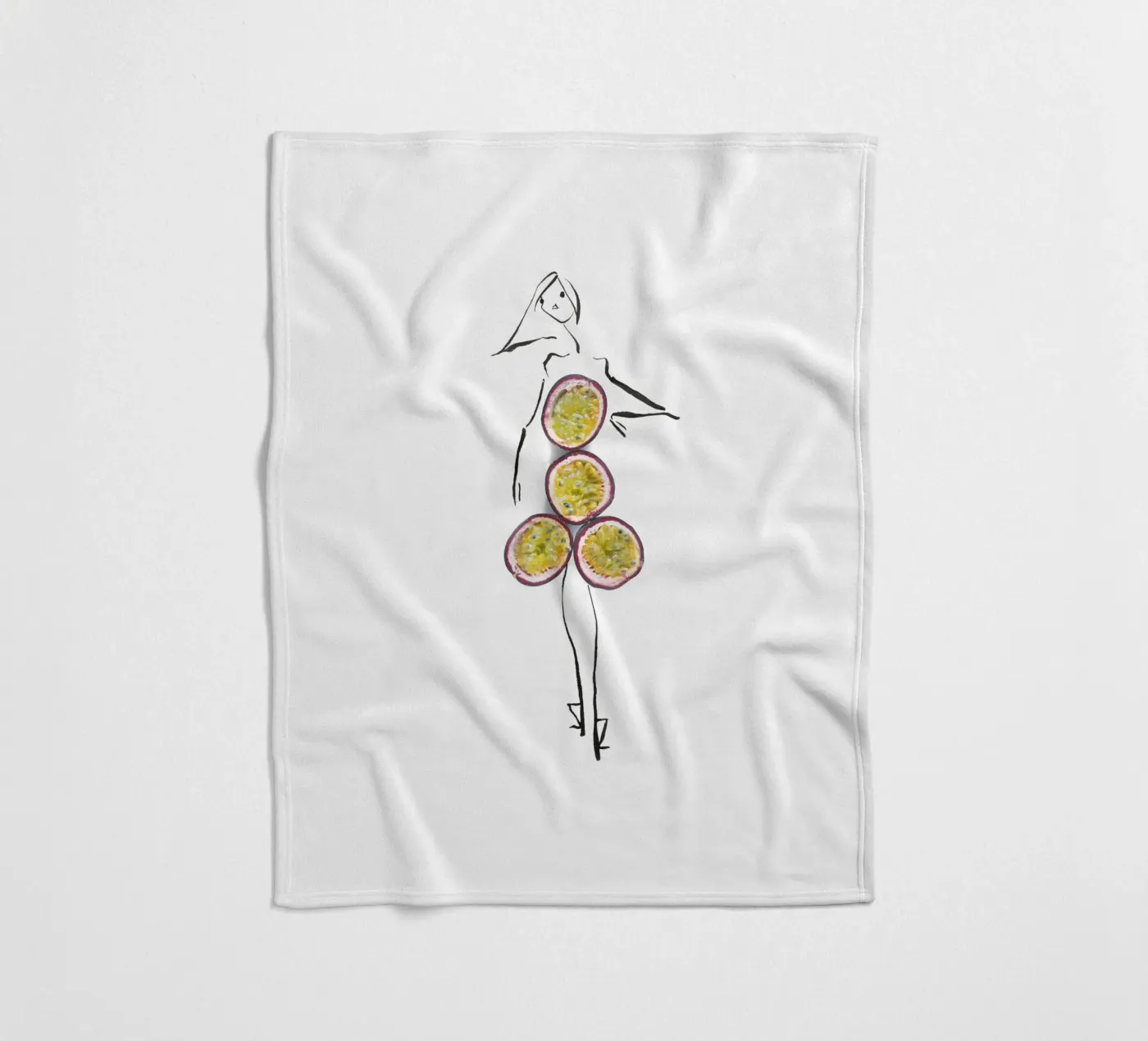 Passionfruit Fleecedecke von Gretchen Roehrs