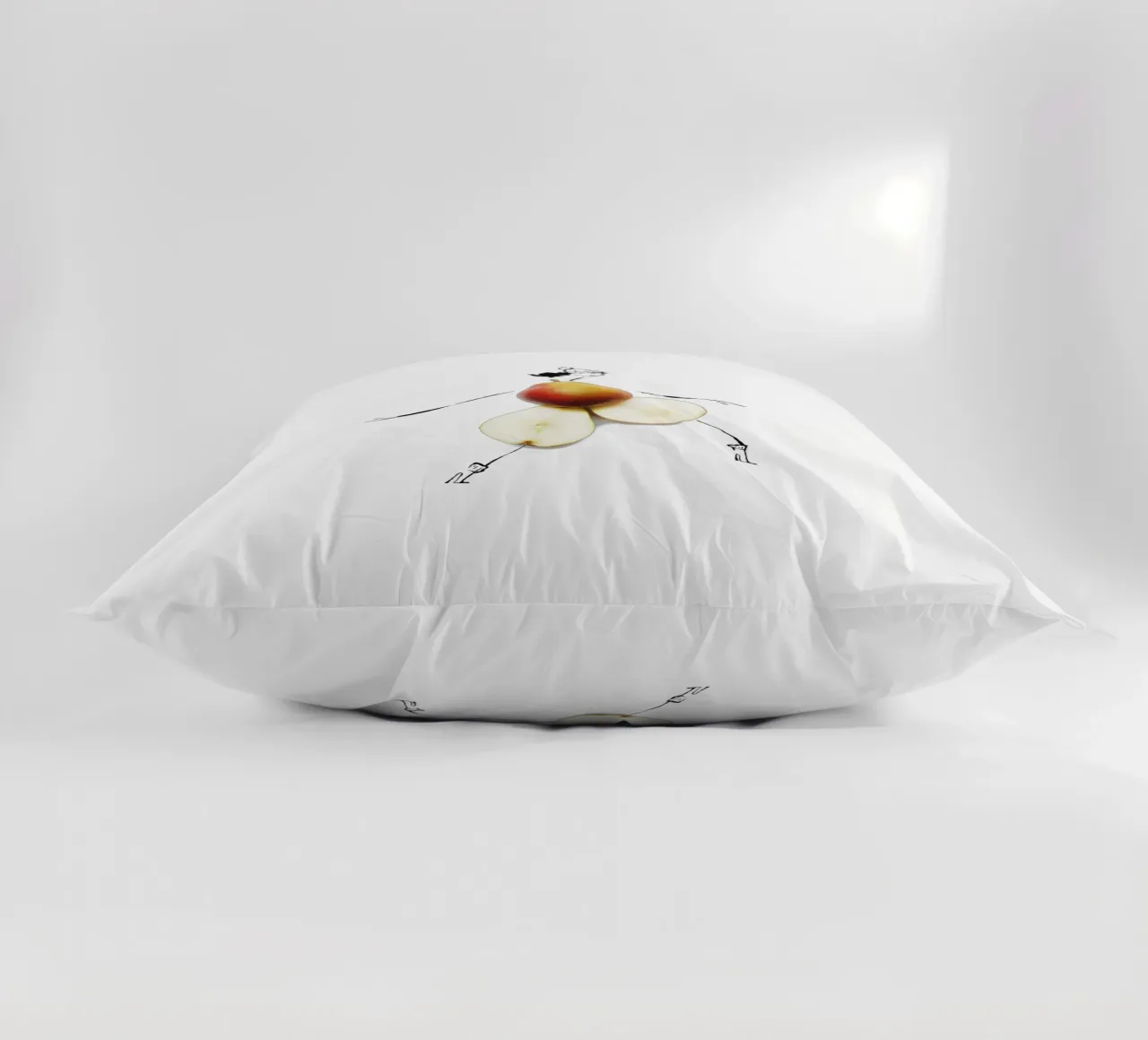 Pear in Autumn cuscino da Gretchen Roehrs