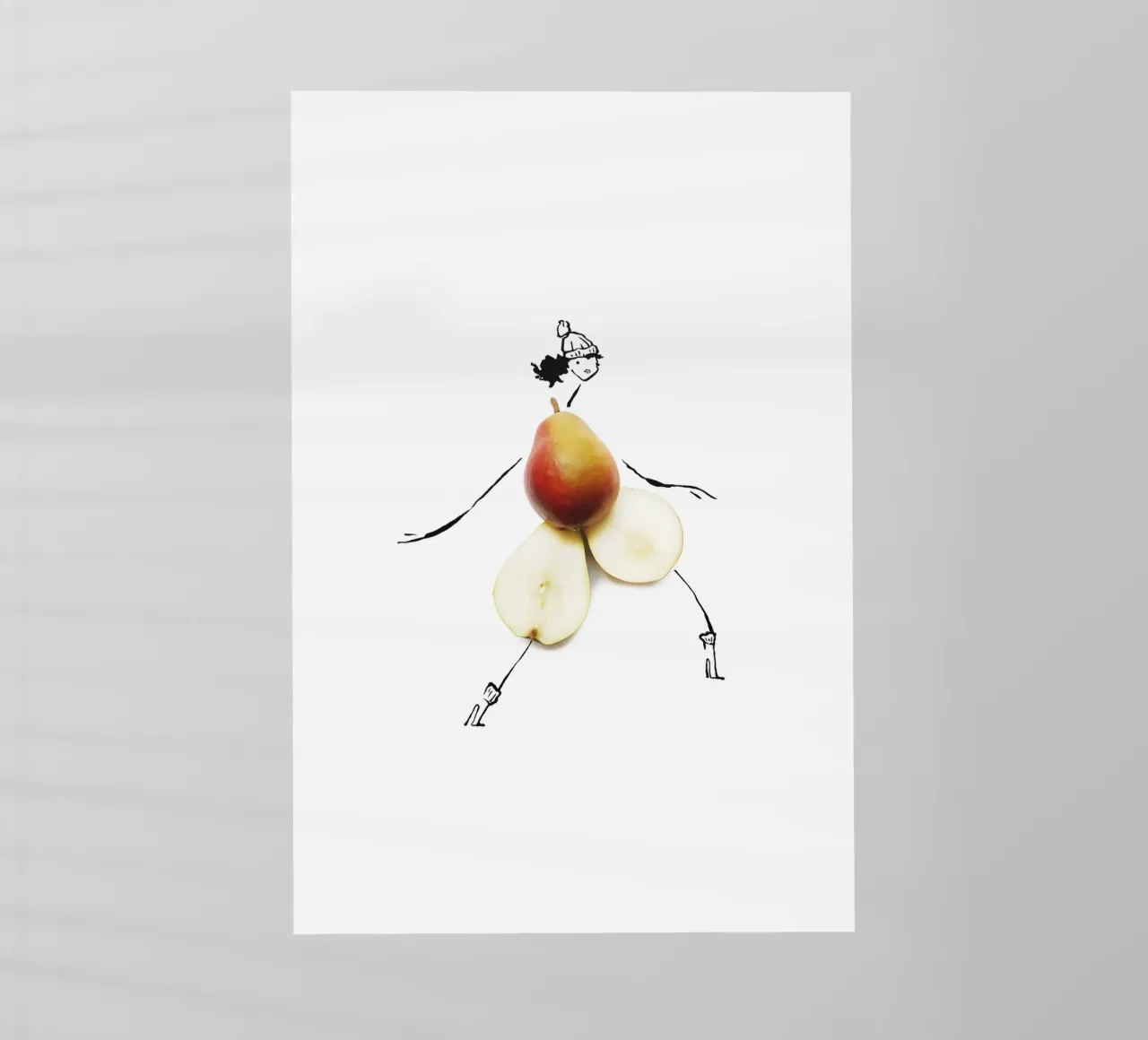 Pear in Autumn pellicola backlit da Gretchen Roehrs