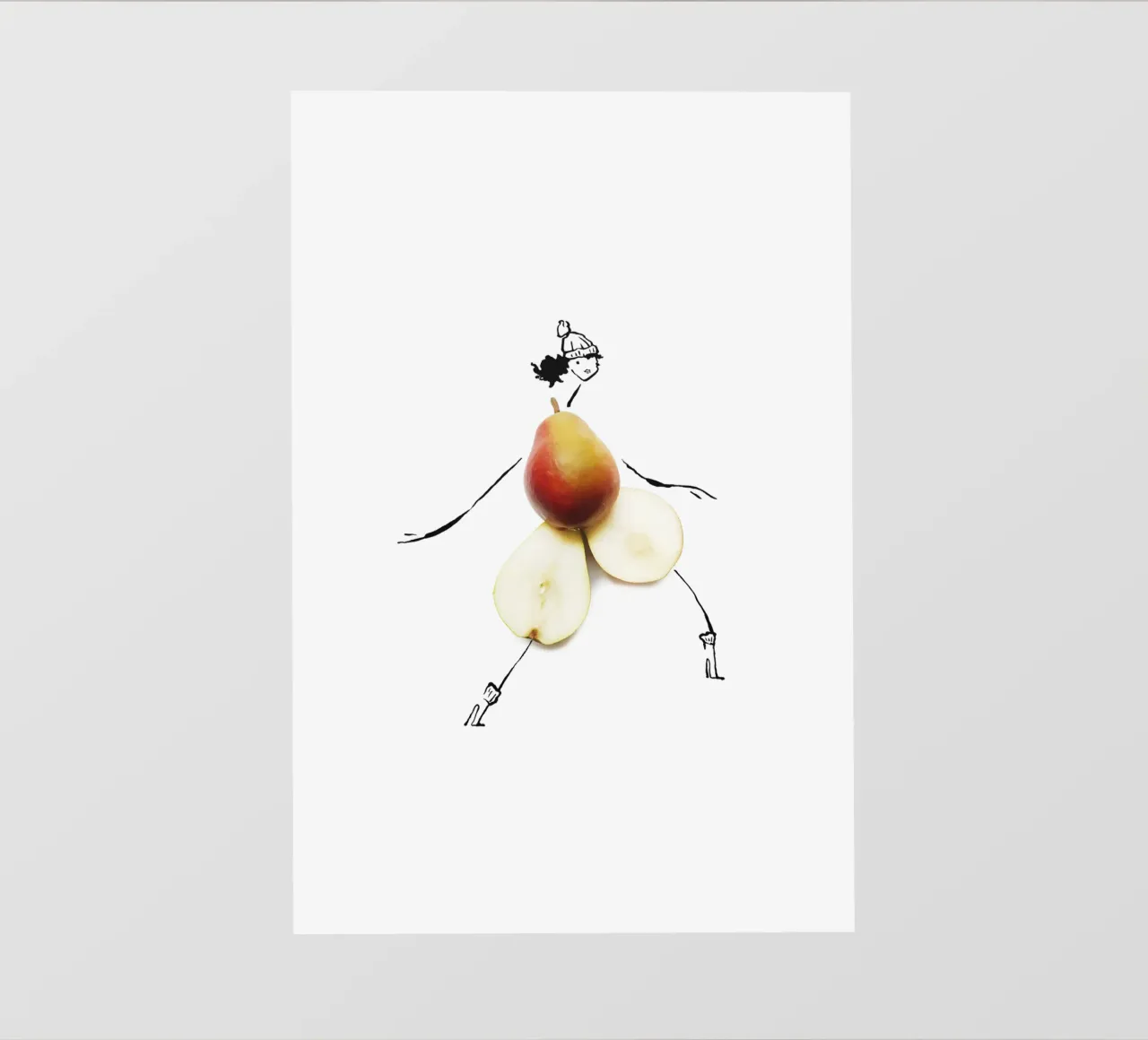 Pear in Autumn telo in pvc da Gretchen Roehrs