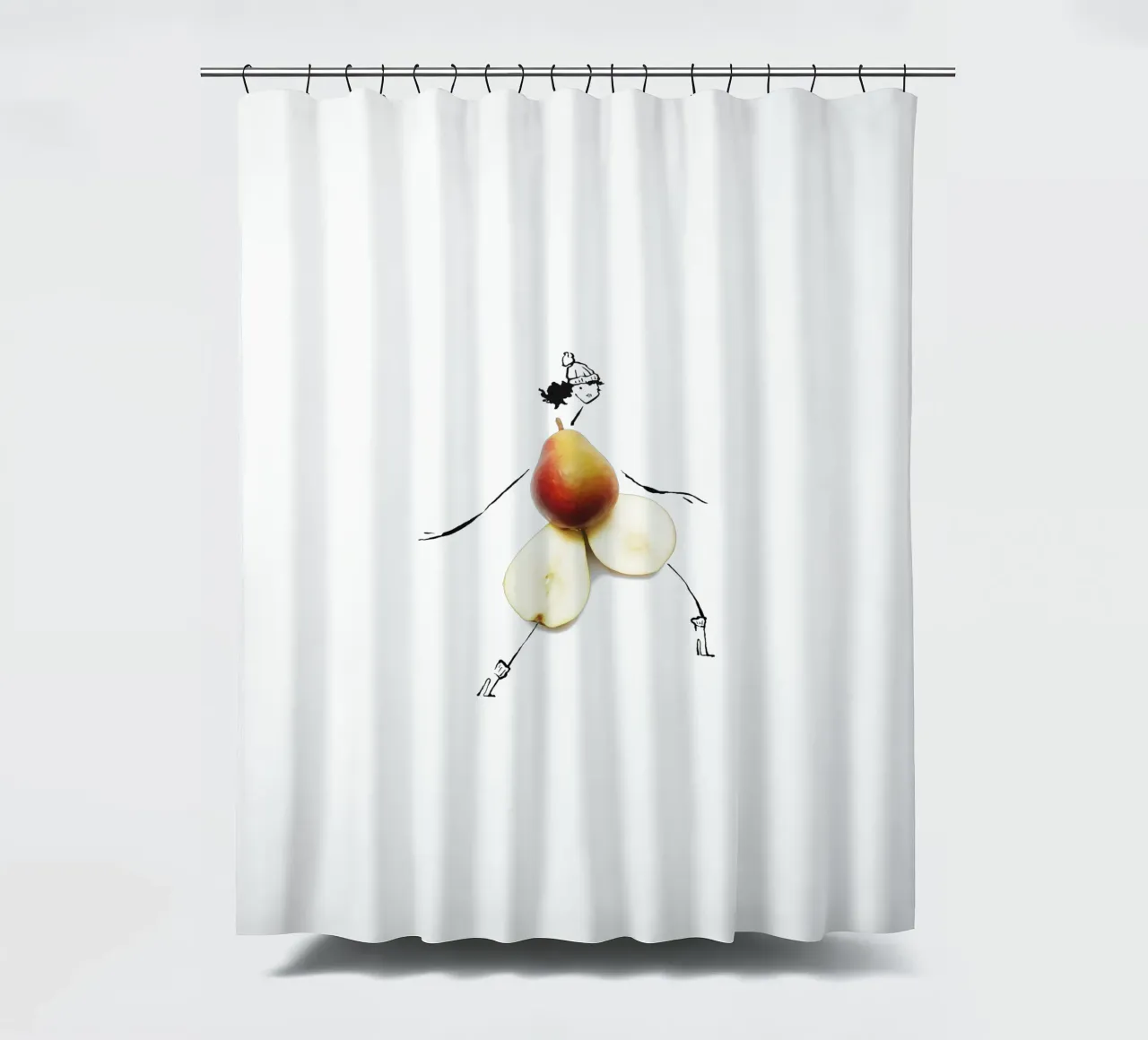 Pear in Autumn tenda da doccia da Gretchen Roehrs