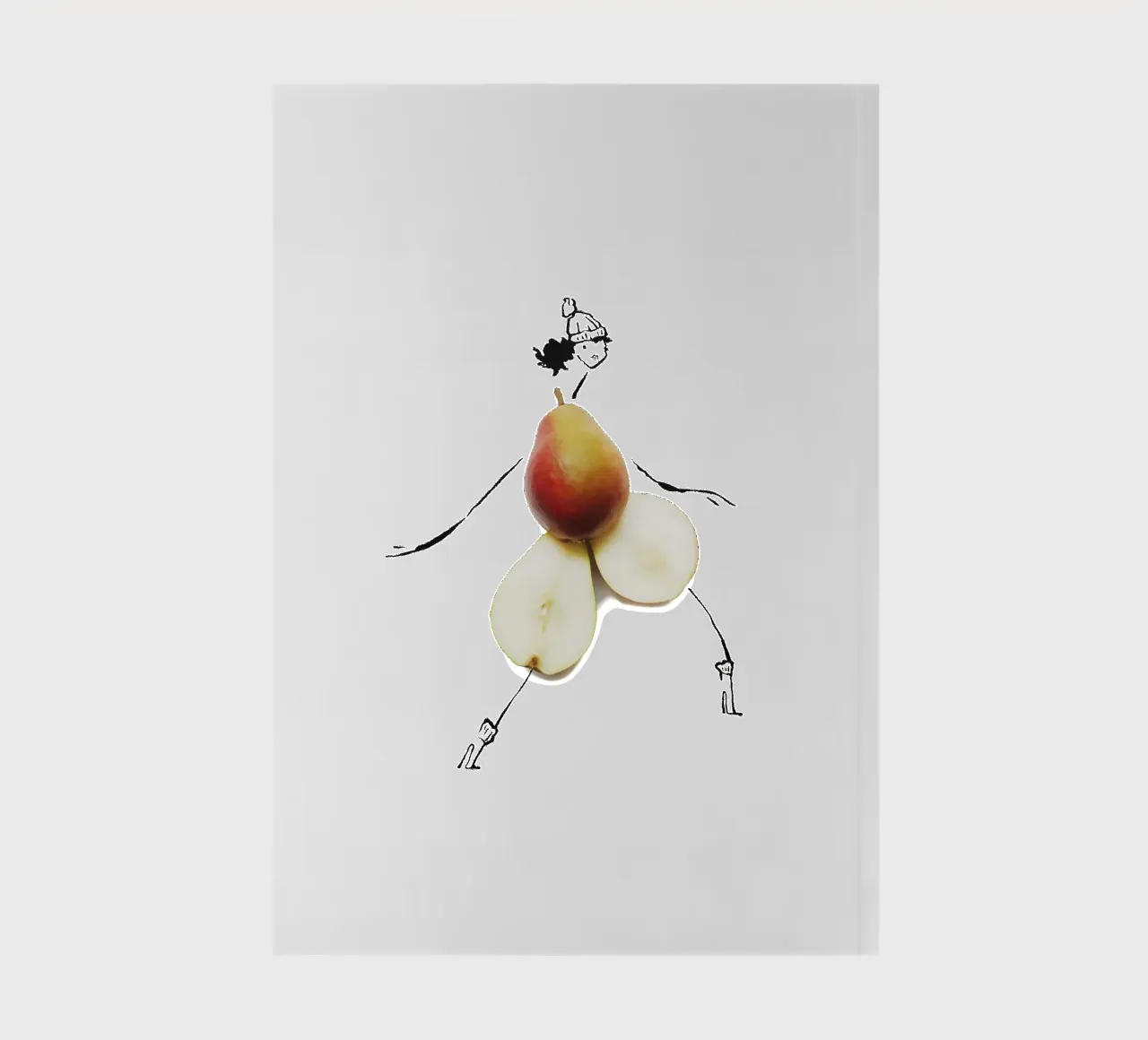 Pear in Autumn notebook by Gretchen Roehrs