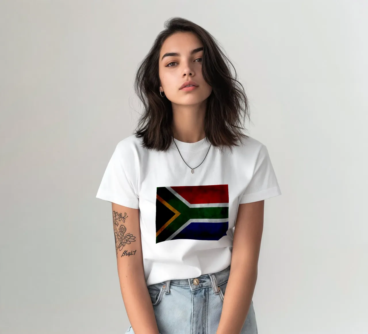 Bandiera vintage del Sudafrica t-shirt da Joshua A Holmes