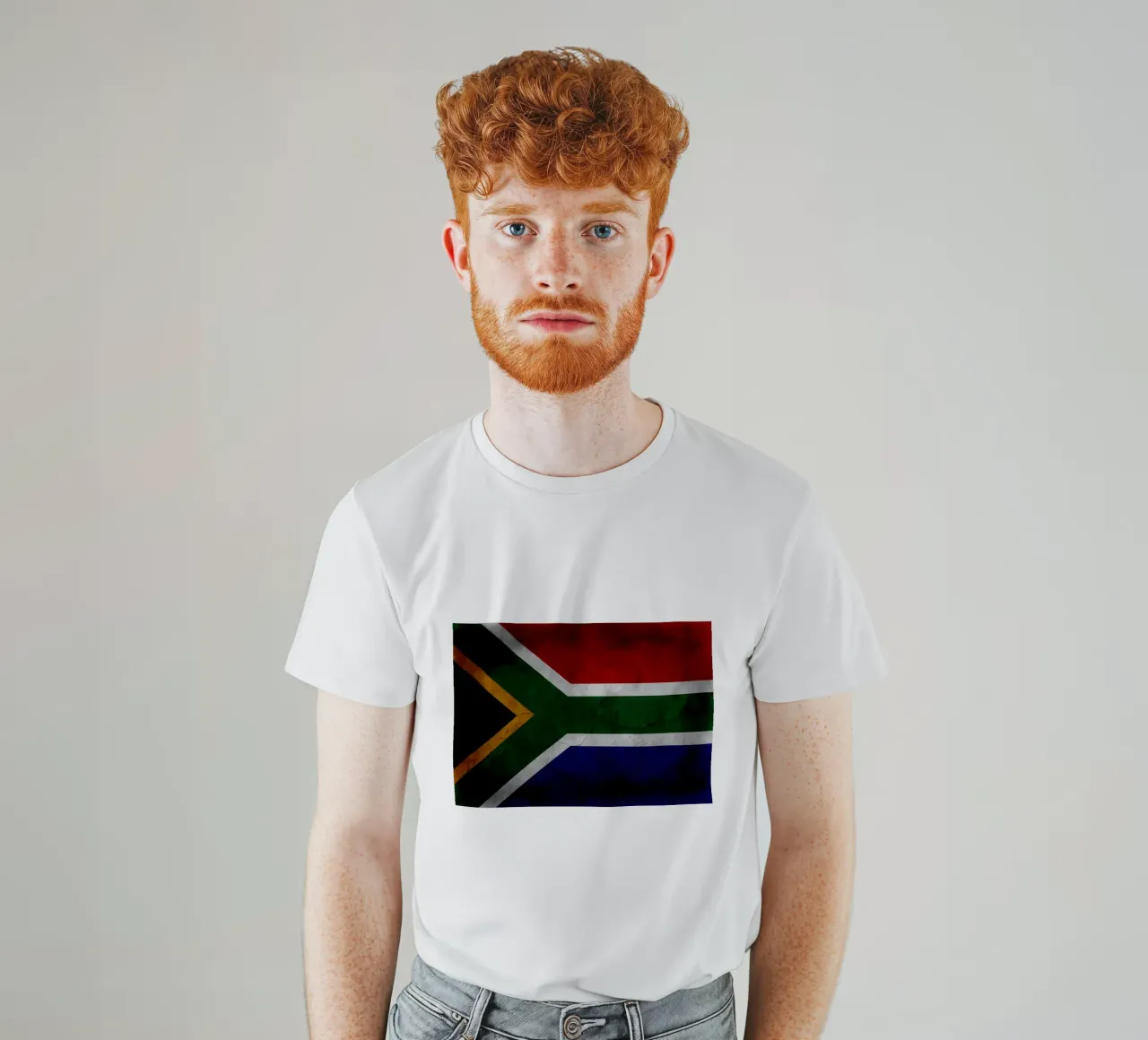Bandiera vintage del Sudafrica t-shirt da Joshua A Holmes