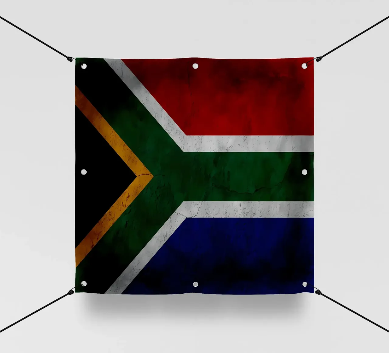 South Africa vintage flag pvc cover by Joshua A Holmes