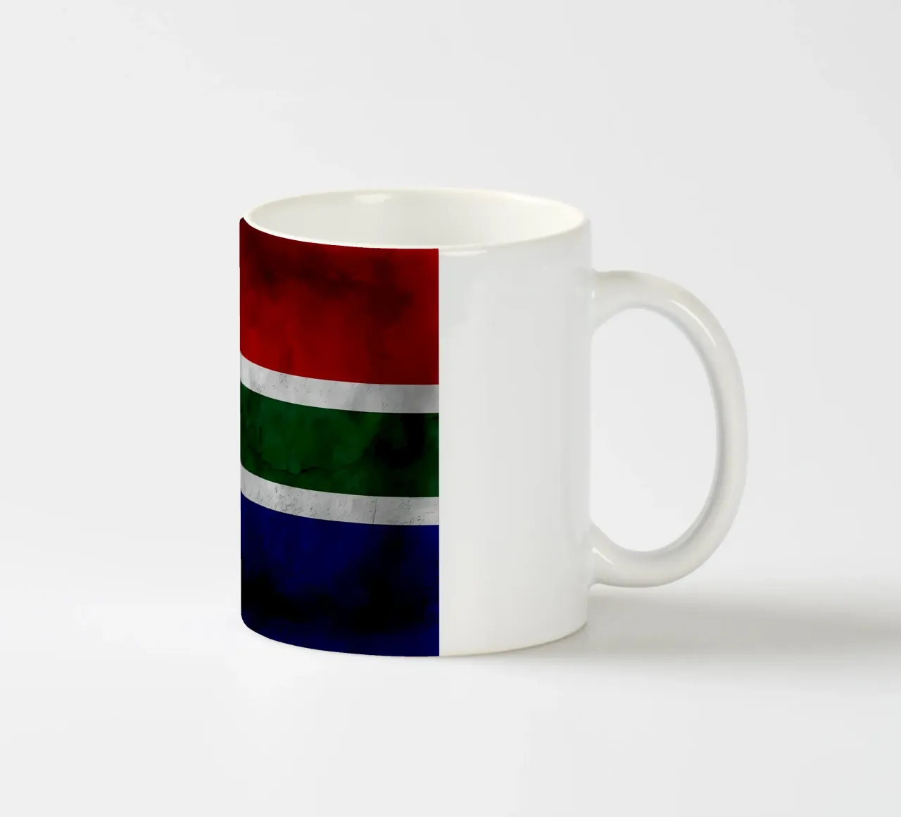 Bandera vintage de Sudáfrica taza de cerámica de Joshua A Holmes