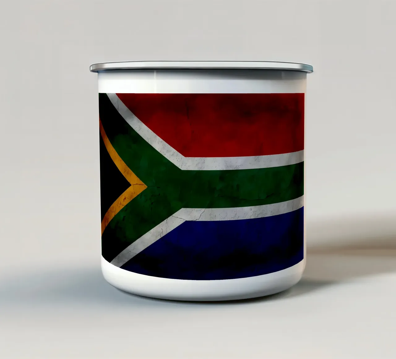 Zuid-Afrika vintage vlag emaille mok van Joshua A Holmes