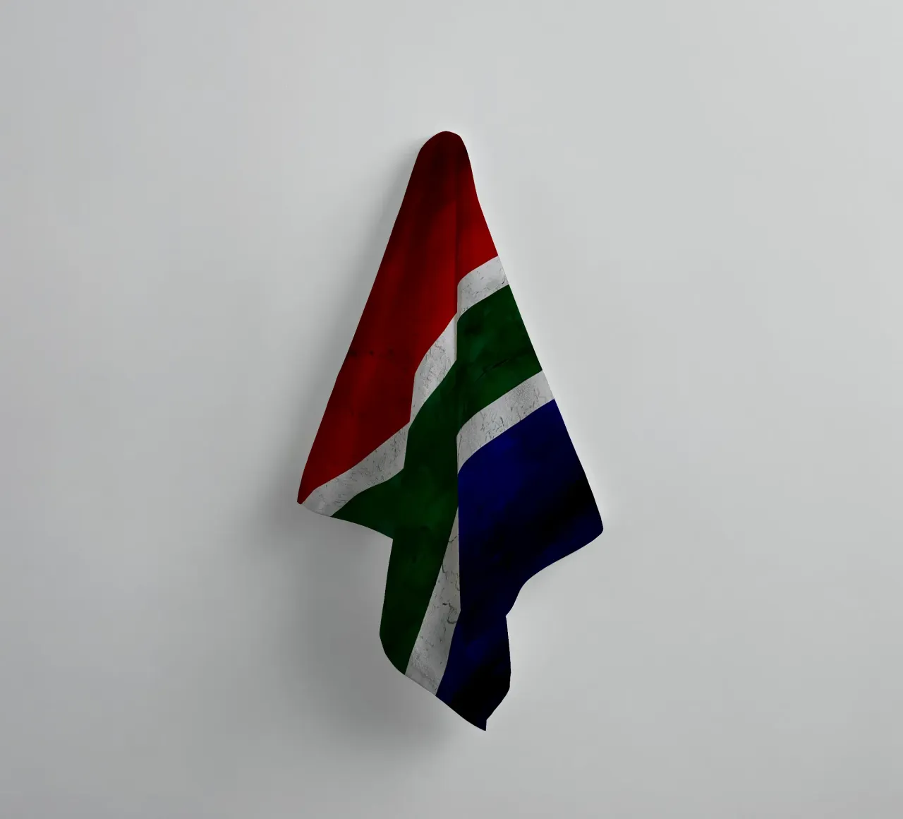 Zuid-Afrika vintage vlag badhanddoek van Joshua A Holmes