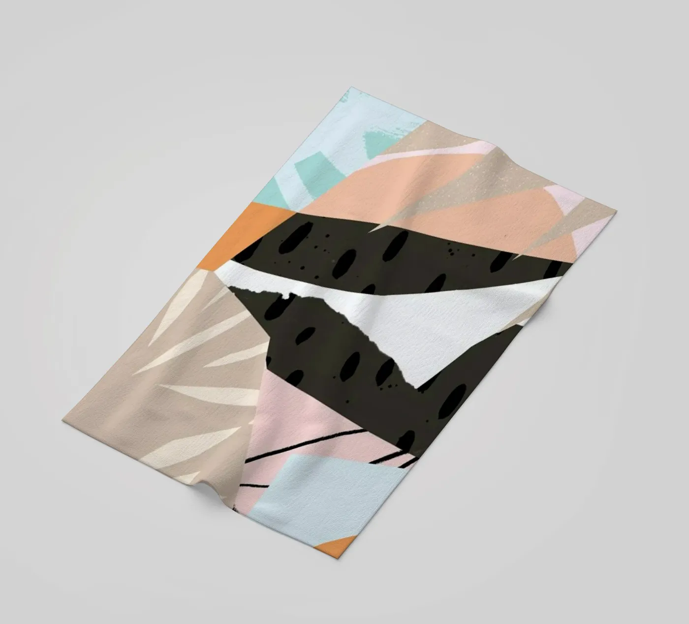 Scandi beach towel by Tom Abbiss Smith