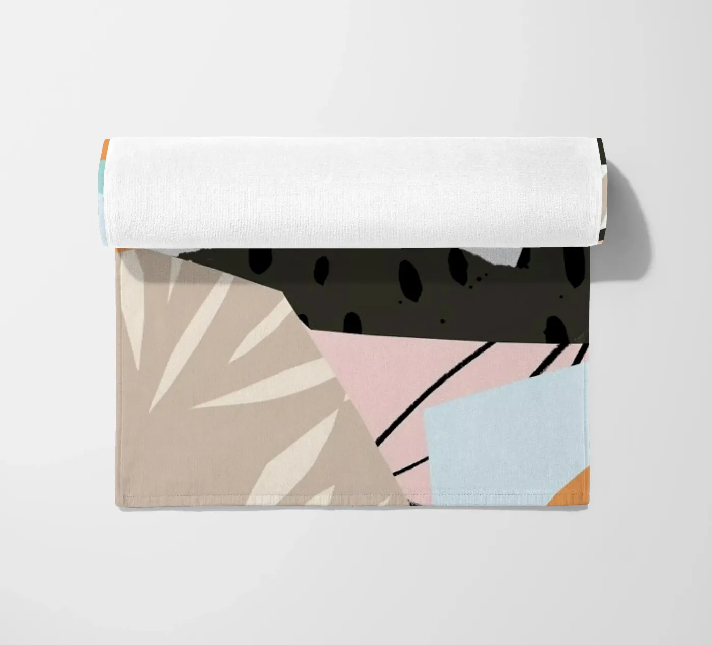 Scandi beach towel by Tom Abbiss Smith