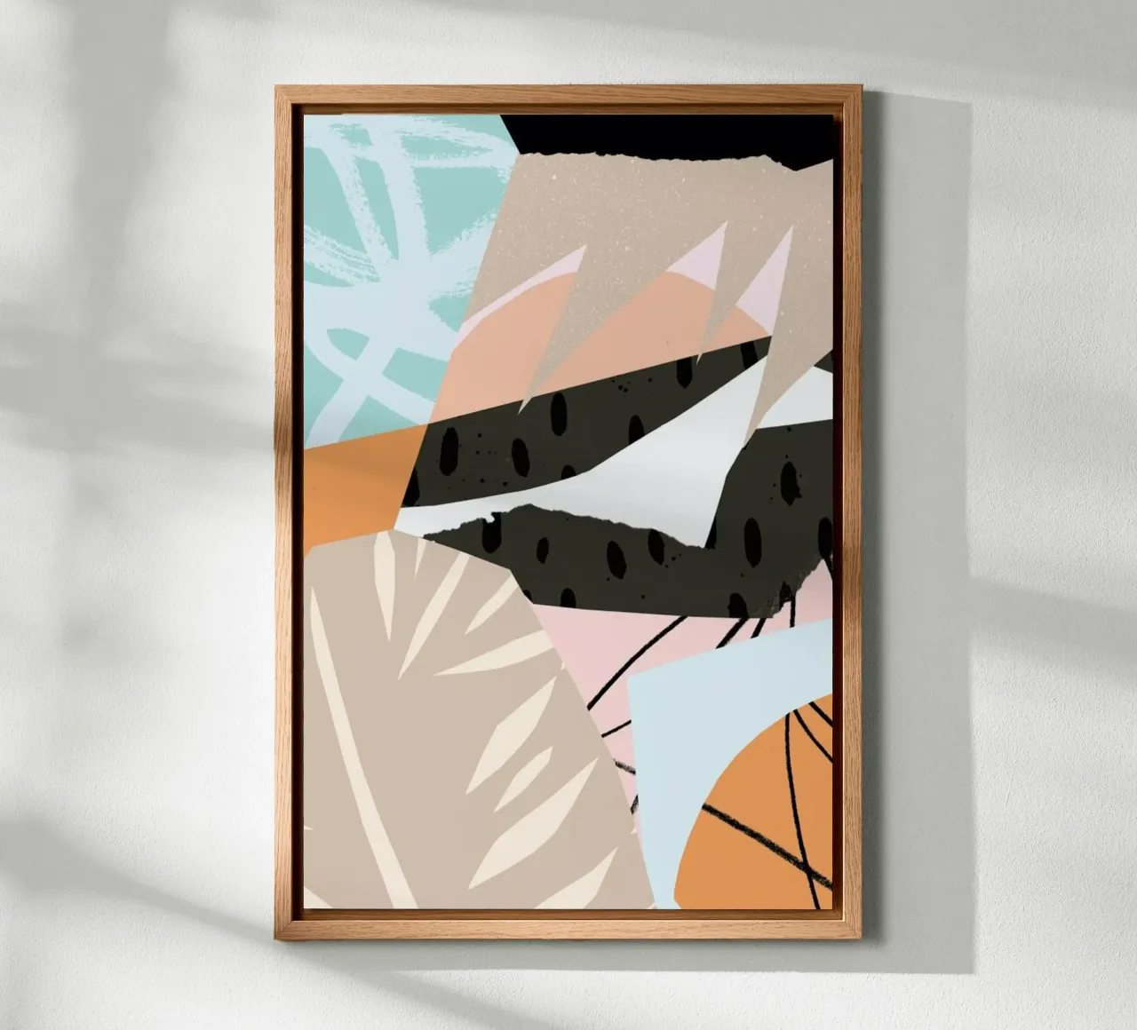 Scandi tela con Cornice a cassetta da Tom Abbiss Smith