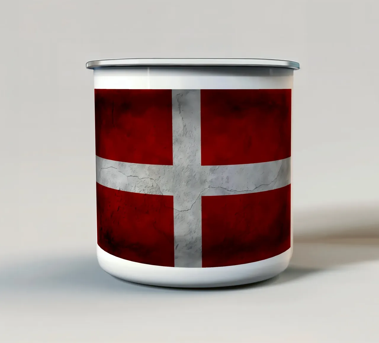 Bandiera d'epoca del Sovrano Ordine Militare tazza in smalto da Joshua A Holmes