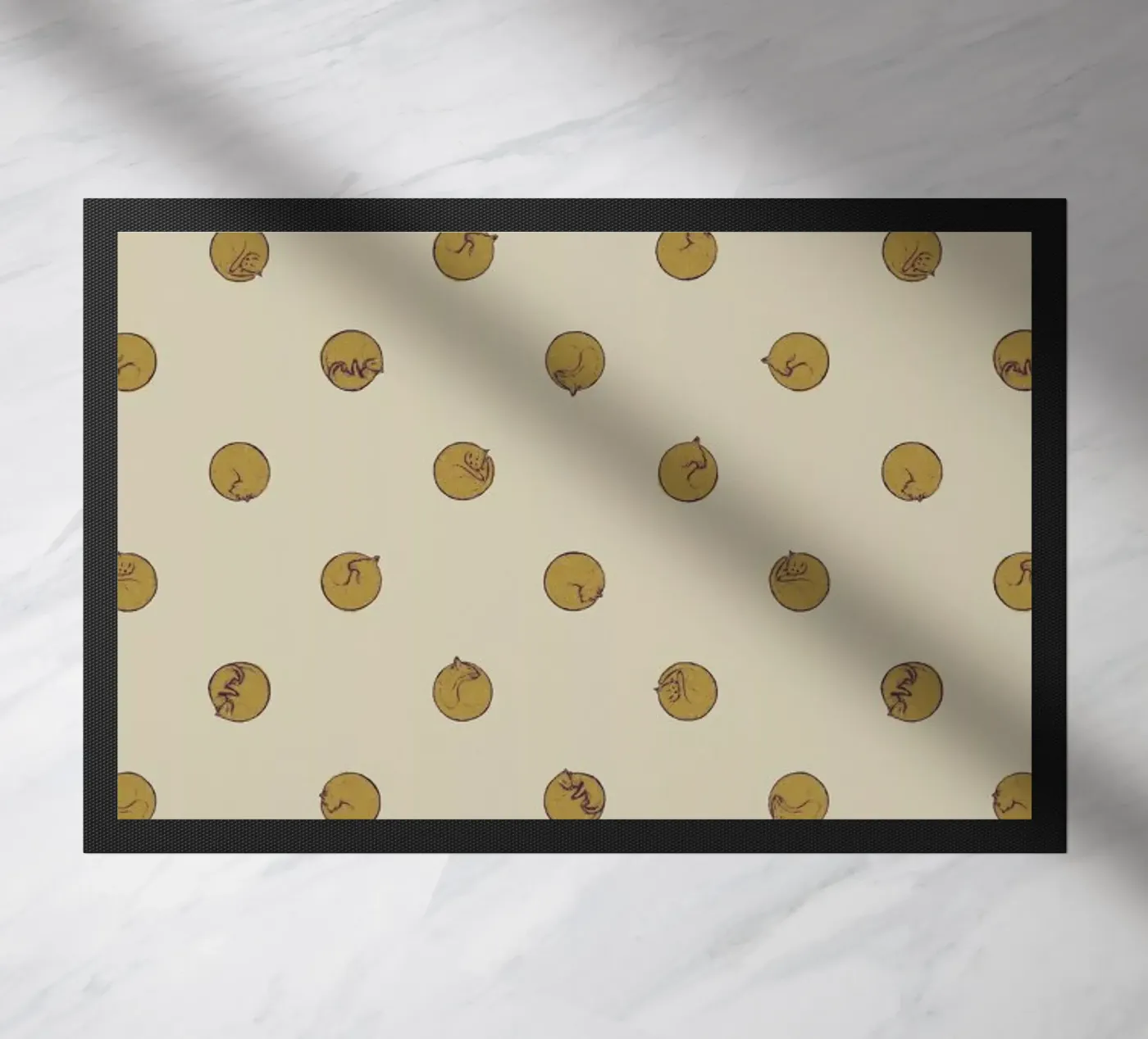 Polcats doormat by Florent Bodart