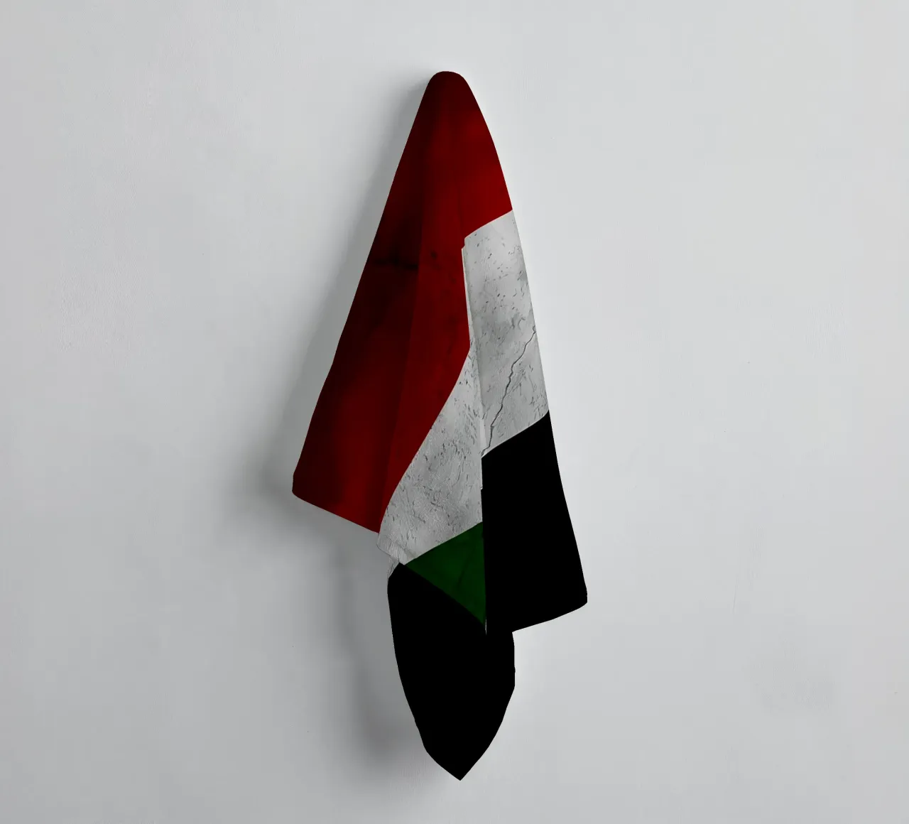 Bandiera d'epoca del Sudan asciugamano da bagno da Joshua A Holmes